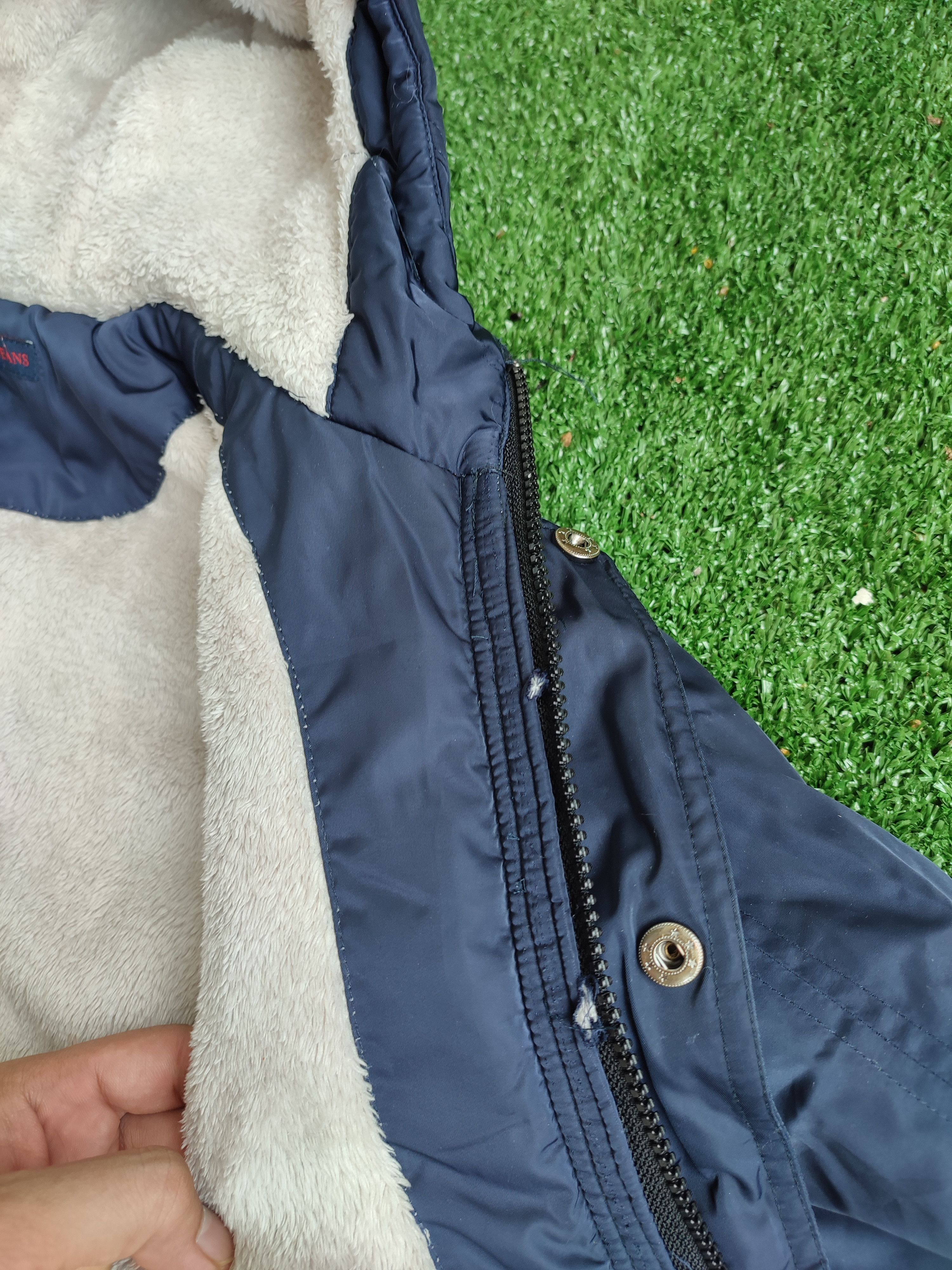 Guess × Vintage Vintage Guess Sherpa Jacket Size US XXS / EU 40 - 9 Thumbnail
