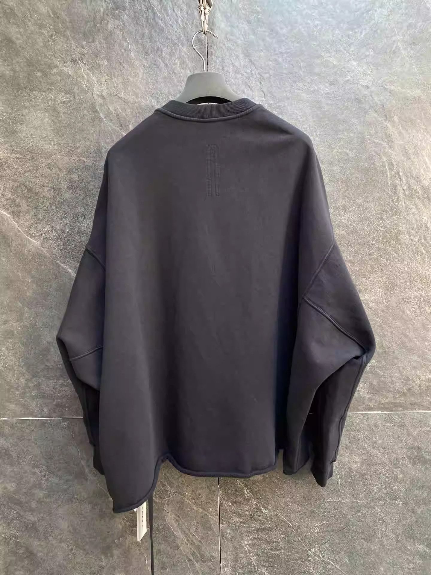 Rick Owens Rick Owens Drkshdw Pentastar bat sleeve fleece sweatshirt Size US S / EU 44-46 / 1 - 2 Thumbnail