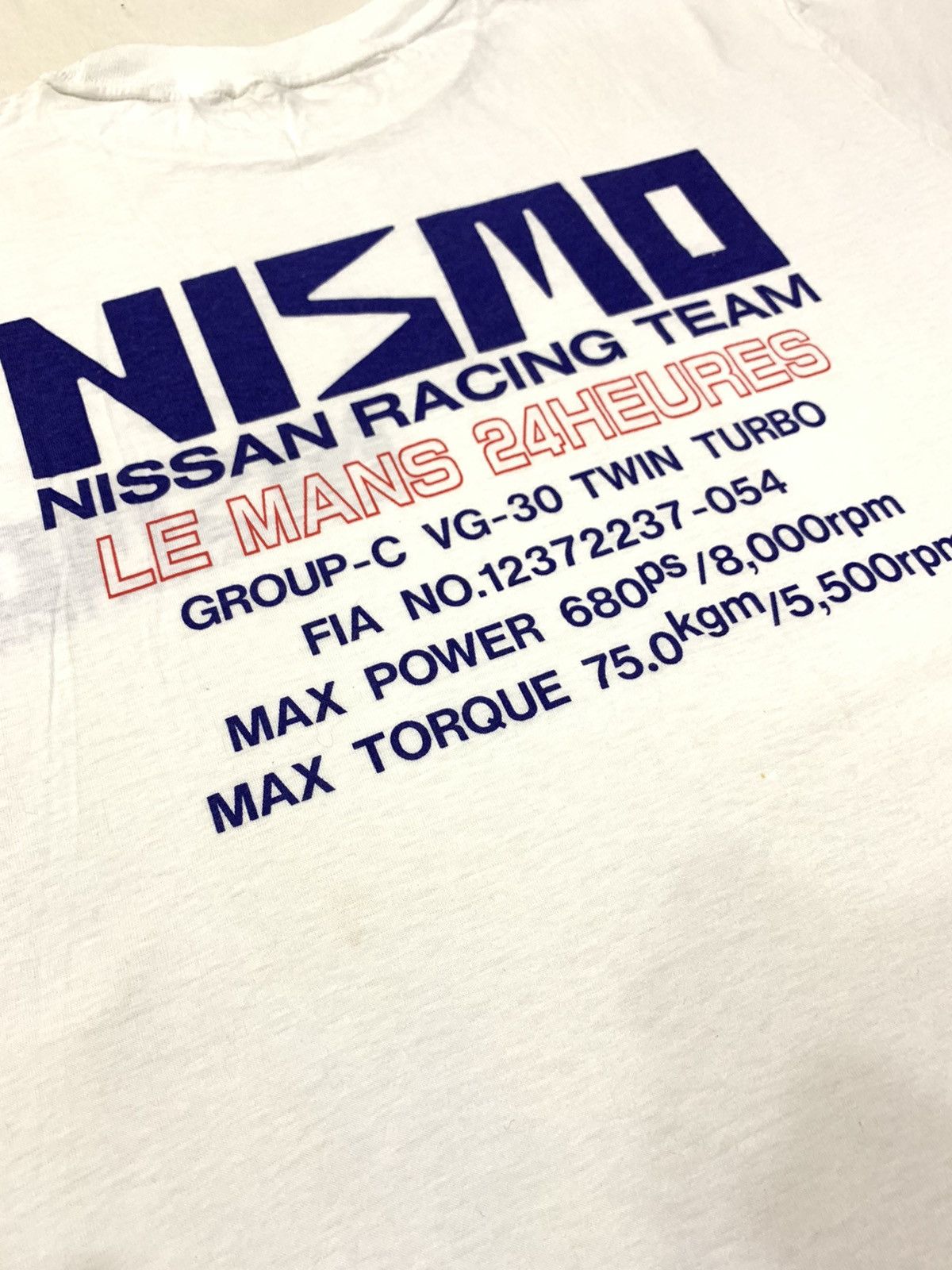 Japanese Brand × Vintage NOS 1986 NISMO NISSAN RACING TEAM LE MANS SHIRT Size US S / EU 44-46 / 1 - 8 Thumbnail