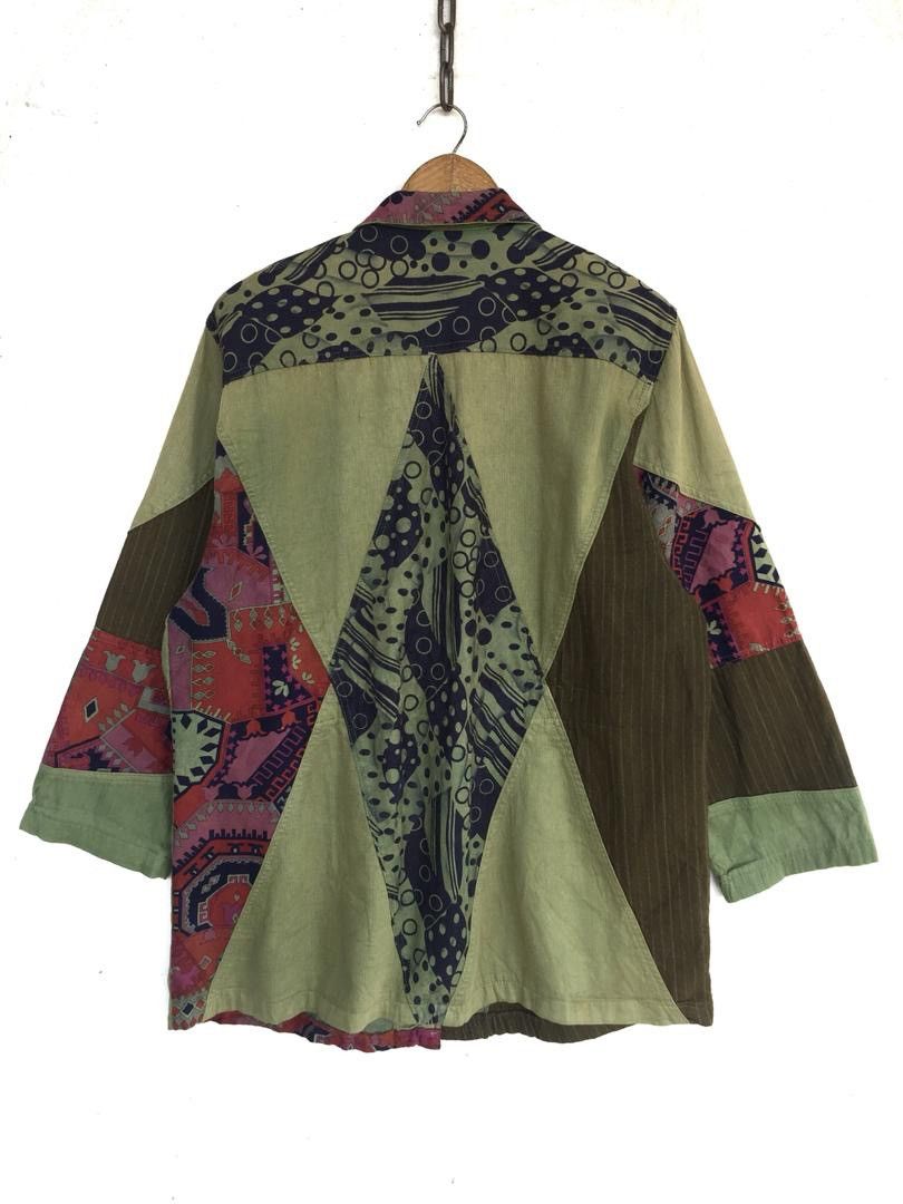 Japanese Brand × Vintage Vintage Japanese patchwork Jacket Size US L / EU 52-54 / 3 - 2 Thumbnail