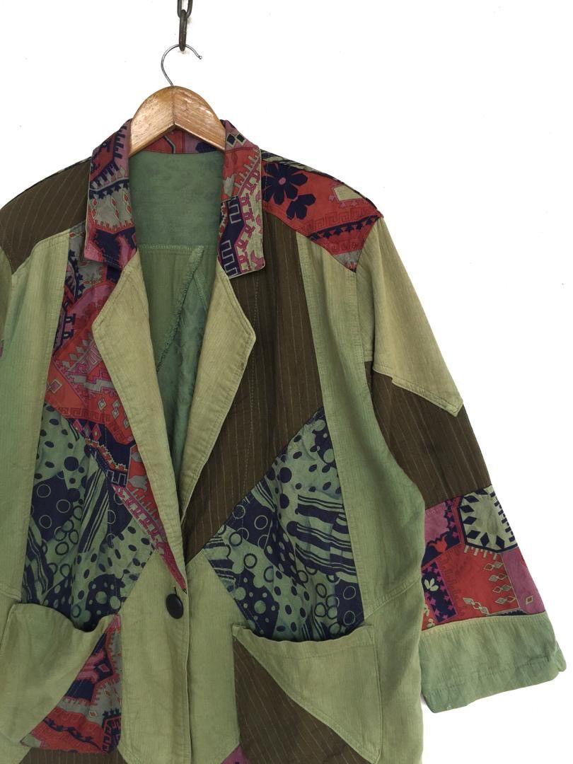 Japanese Brand × Vintage Vintage Japanese patchwork Jacket Size US L / EU 52-54 / 3 - 4 Thumbnail