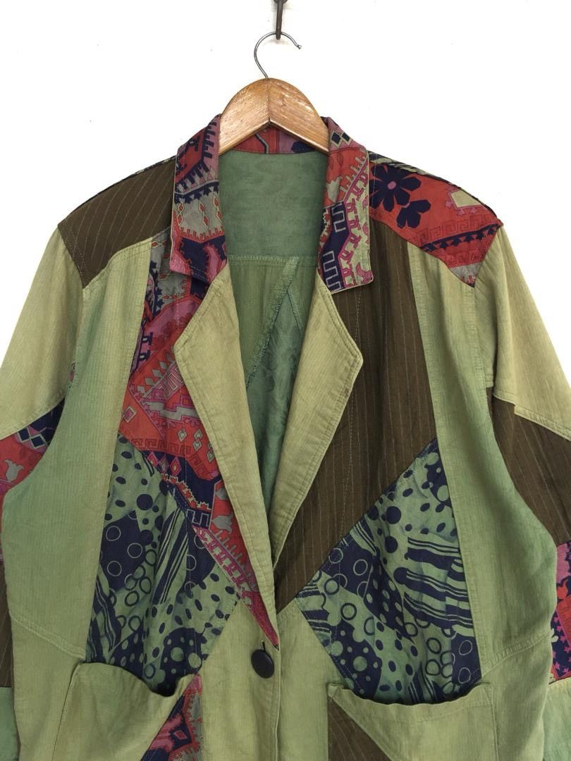 Japanese Brand × Vintage Vintage Japanese patchwork Jacket Size US L / EU 52-54 / 3 - 6 Thumbnail