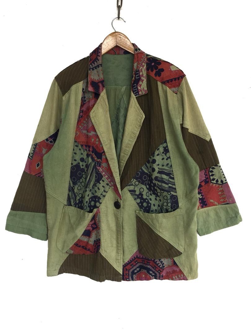 Japanese Brand × Vintage Vintage Japanese patchwork Jacket Size US L / EU 52-54 / 3 - 1 Thumbnail