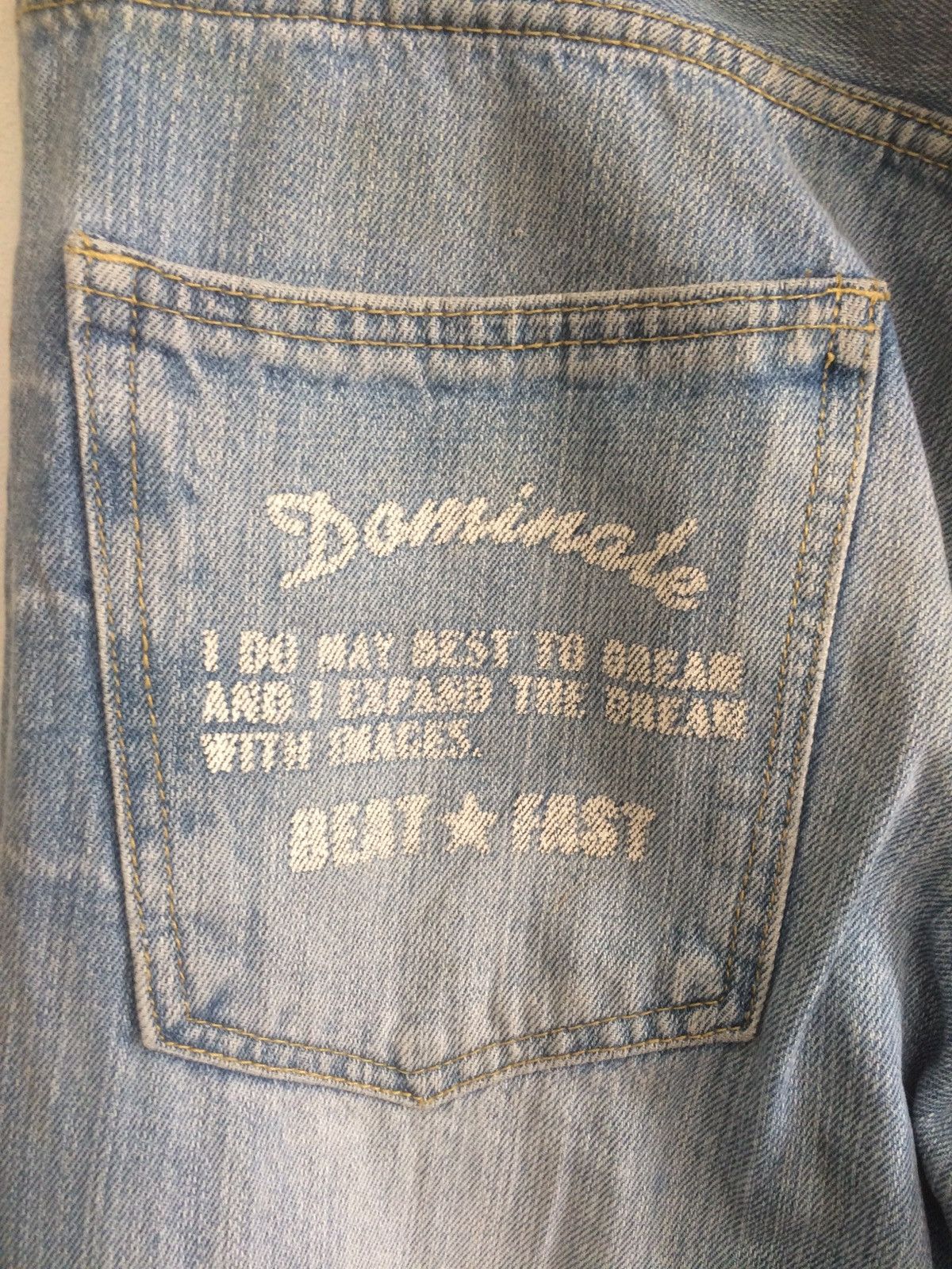 Japanese Brand × Vintage 💥FinalDrop⏰Japanese Brand Distressed Patchwork Daminate Size US 32 / EU 48 - 7 Thumbnail
