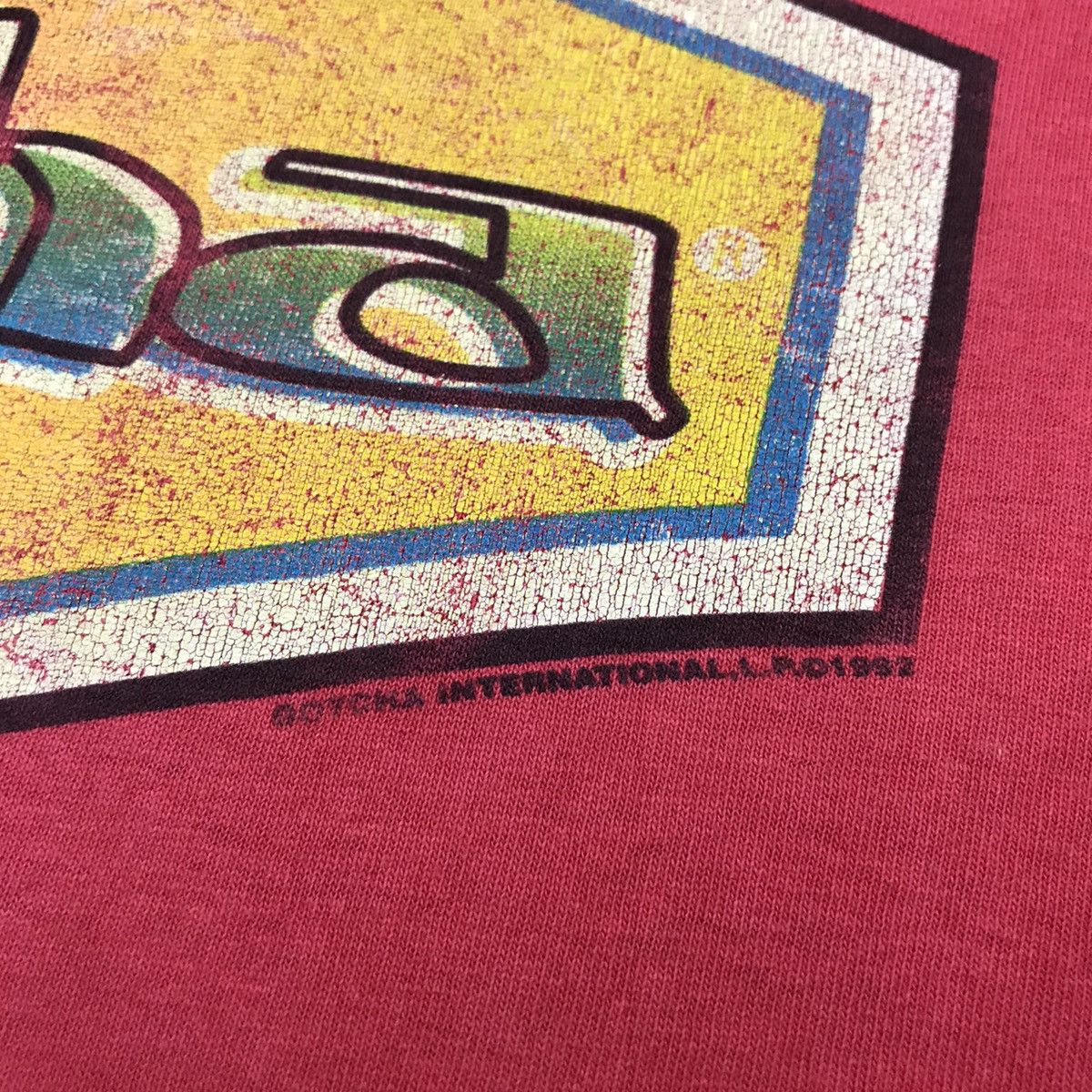 Gotcha × Vintage Vintage 90s OG GOTCHA surfwear surfer skater t-shirt Size US L / EU 52-54 / 3 - 5 Thumbnail