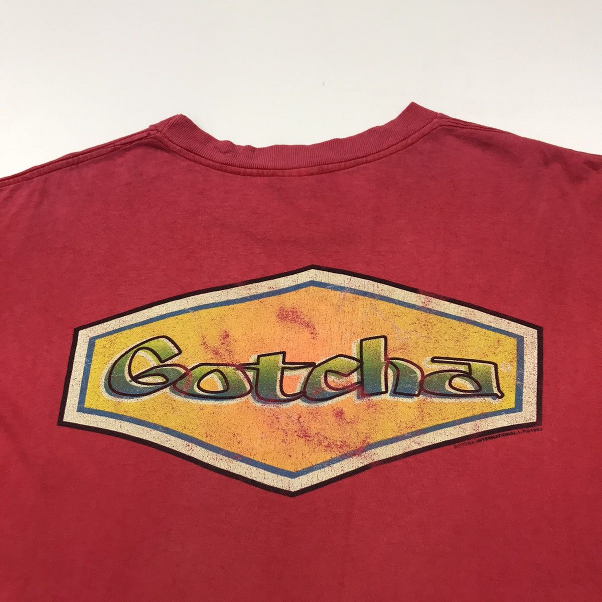 Gotcha × Vintage Vintage 90s OG GOTCHA surfwear surfer skater t-shirt Size US L / EU 52-54 / 3 - 3 Thumbnail