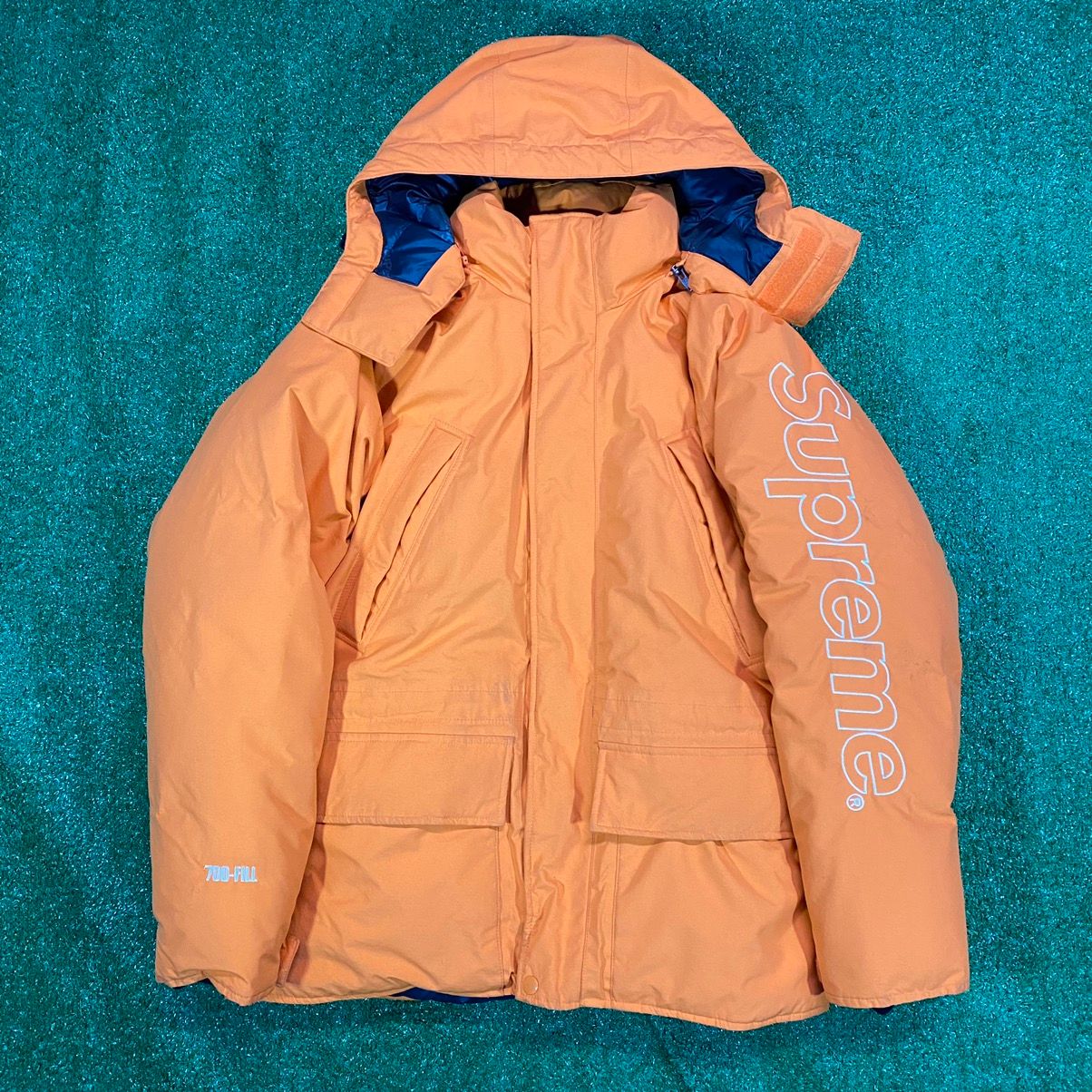Pre-owned 700-fill Down Taped Seam Parka In Orange