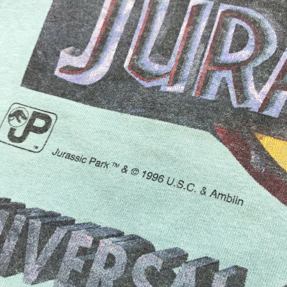 Vintage Rare Vintage JURASSIC PARK movie promo t-shirt Size US M / EU 48-50 / 2 - 5 Thumbnail