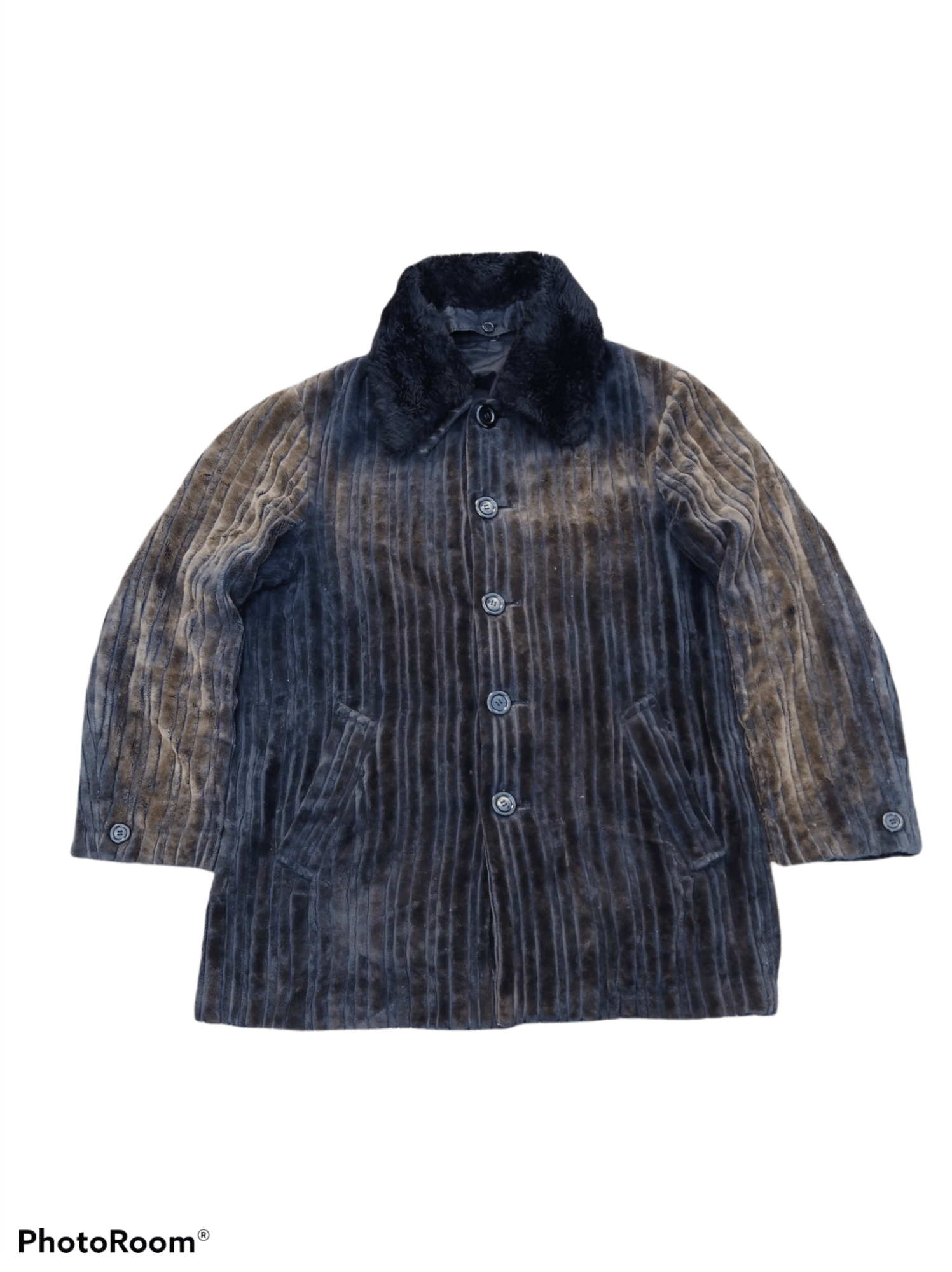 Japanese Brand THRASHED SUN FADE CORDUROY MADE IN JAPAN DOMON JACKET Size US M / EU 48-50 / 2 - 2 Thumbnail