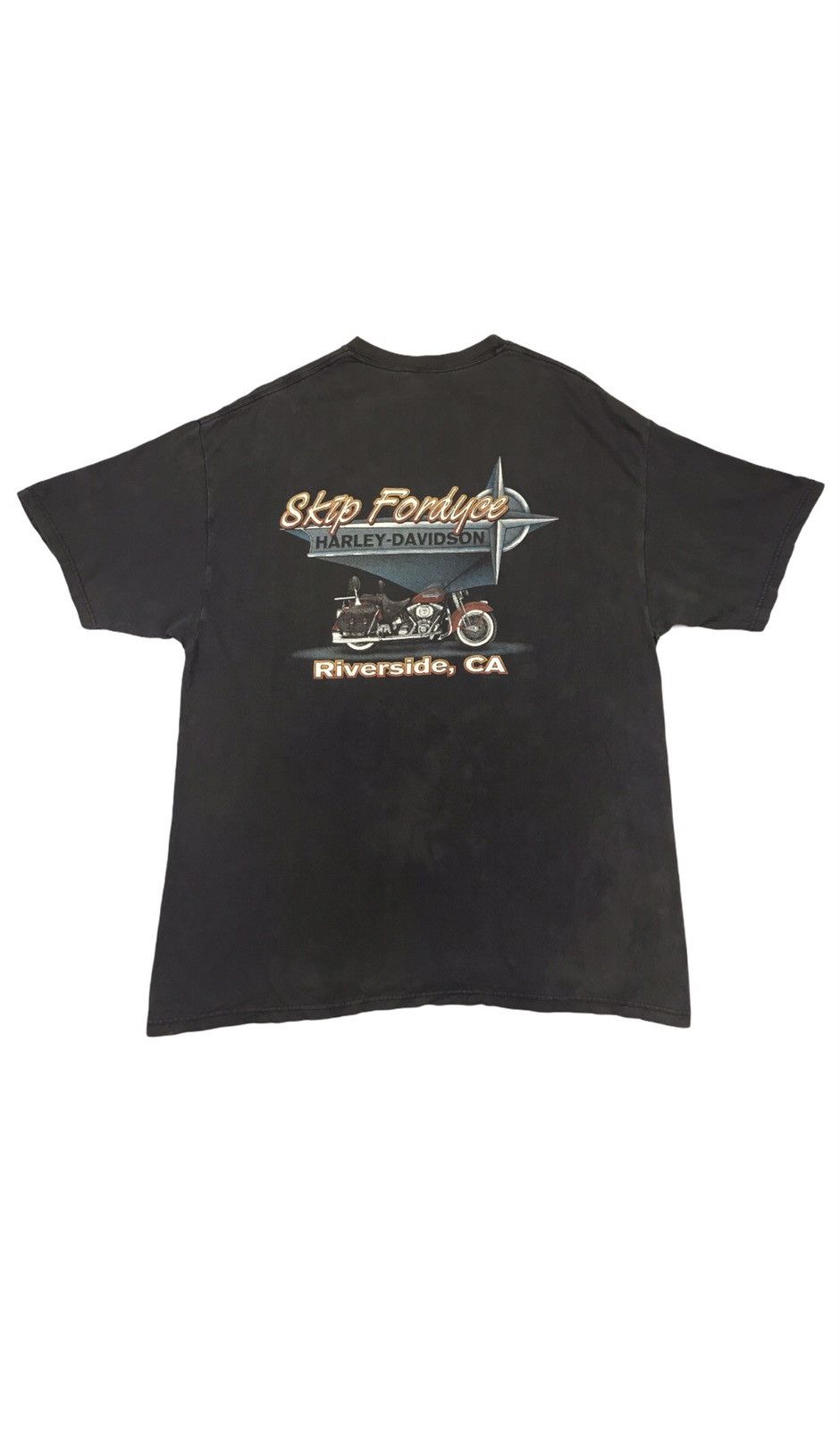 Harley Davidson × Vintage HARLEY DAVIDSON Skip Fordyce t-shirt Size US XL / EU 56 / 4 - 1 Thumbnail