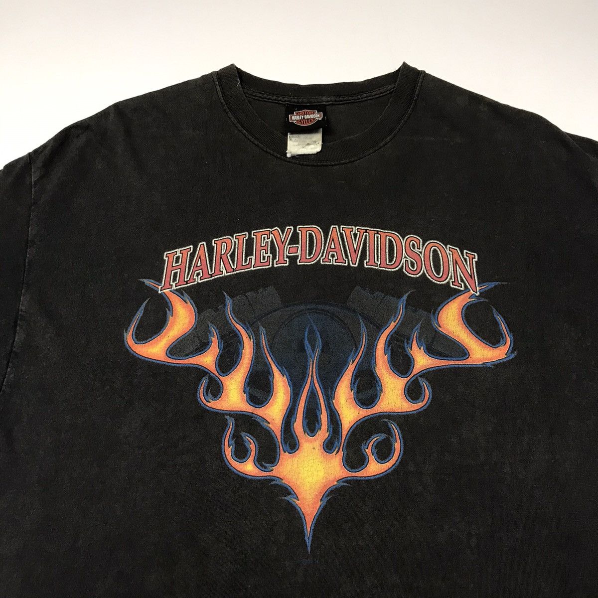 Harley Davidson × Vintage HARLEY DAVIDSON Skip Fordyce t-shirt Size US XL / EU 56 / 4 - 3 Thumbnail