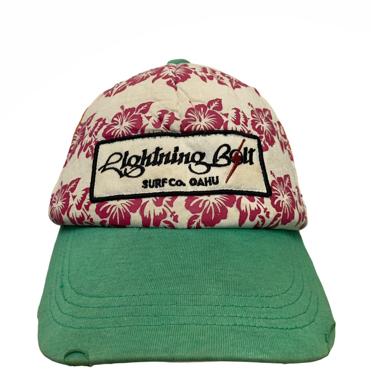 Japanese Brand × Vintage 🔥Vintage Lightning Bolt Logo Trucker Cap Size ONE SIZE - 2 Thumbnail