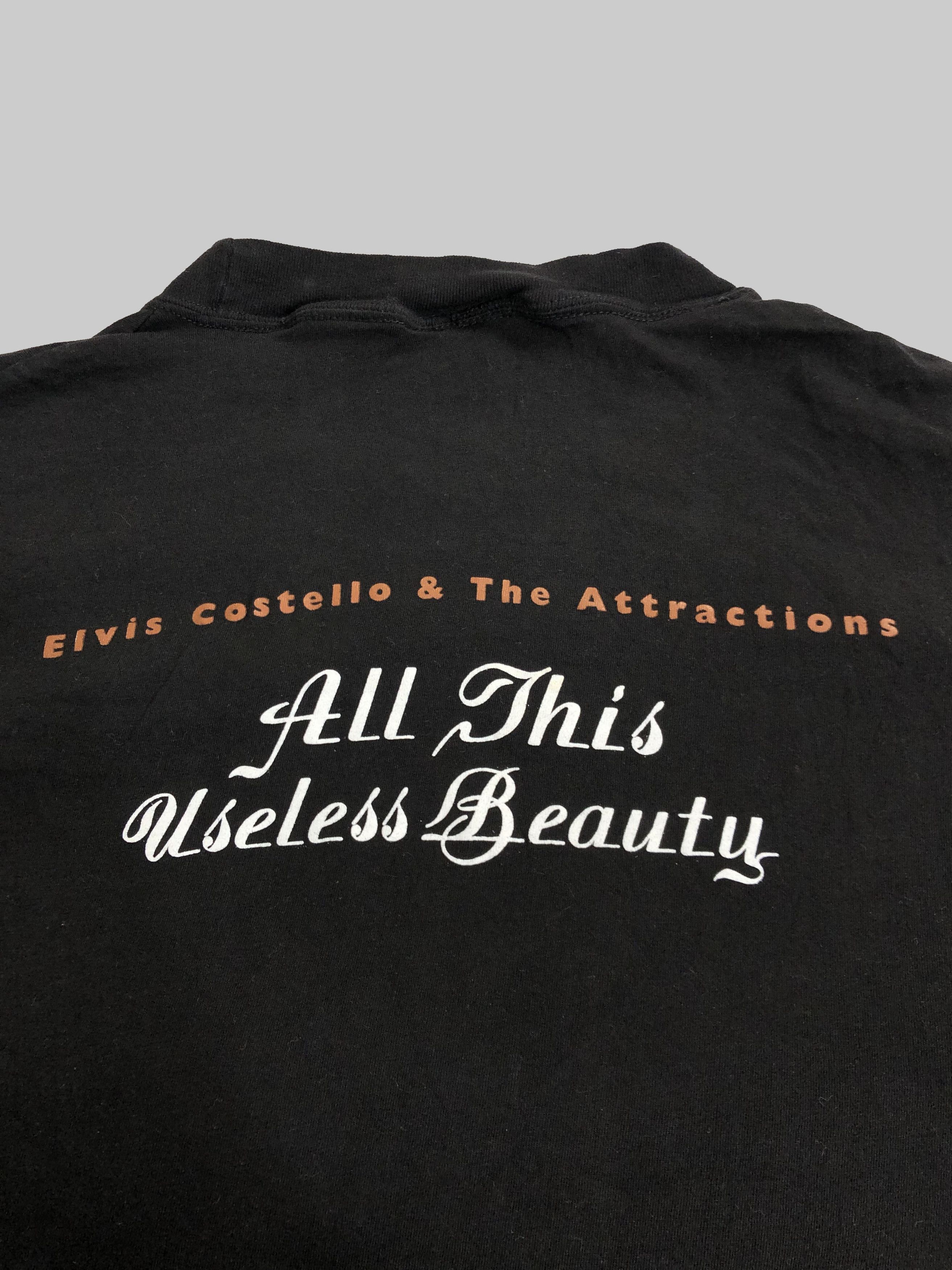 Band Tees Vintage 90s Elvis Costello & The Attractions ( Bob Dylan) Size US L / EU 52-54 / 3 - 6 Thumbnail