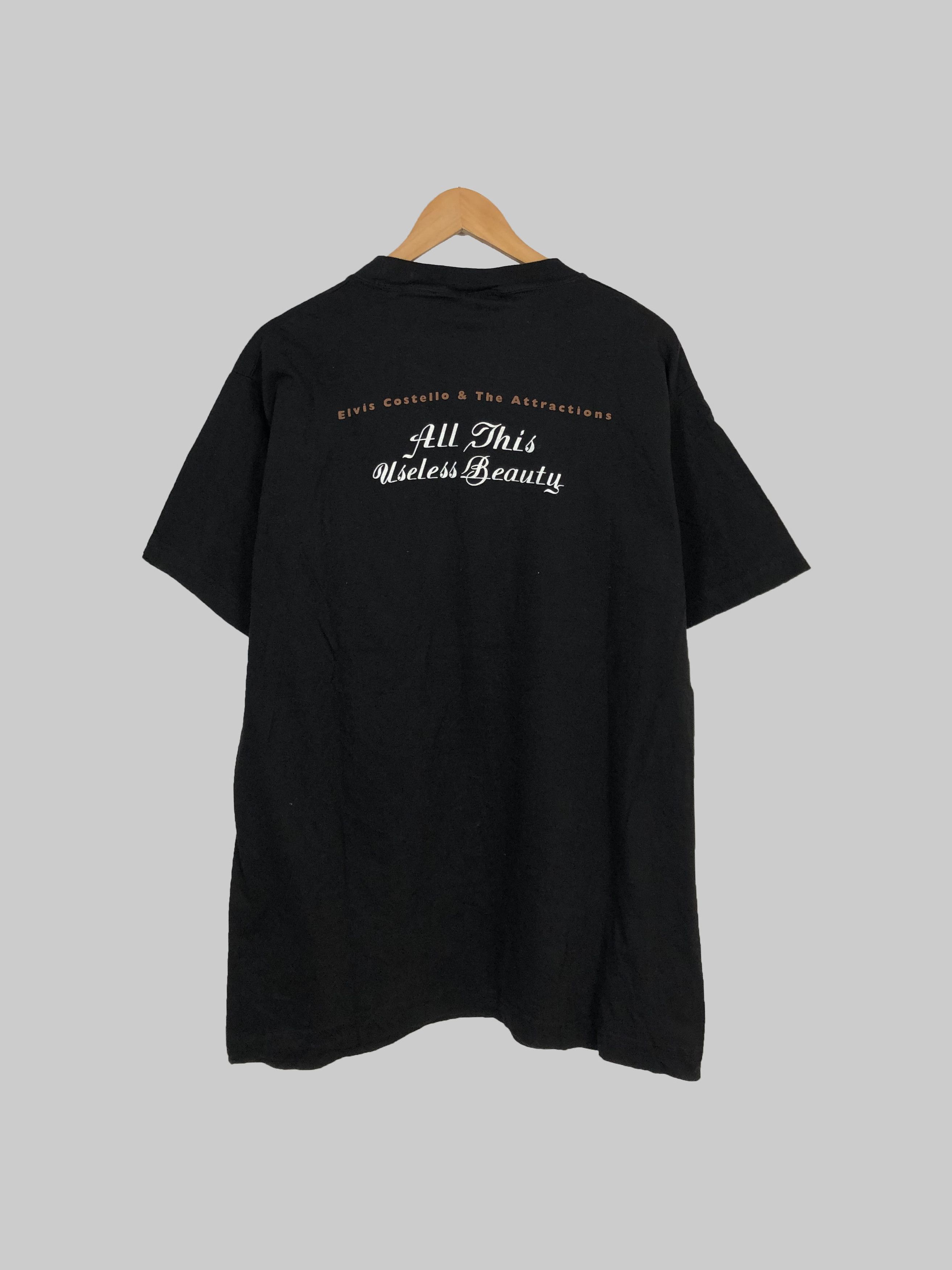Band Tees Vintage 90s Elvis Costello & The Attractions ( Bob Dylan) Size US L / EU 52-54 / 3 - 2 Thumbnail