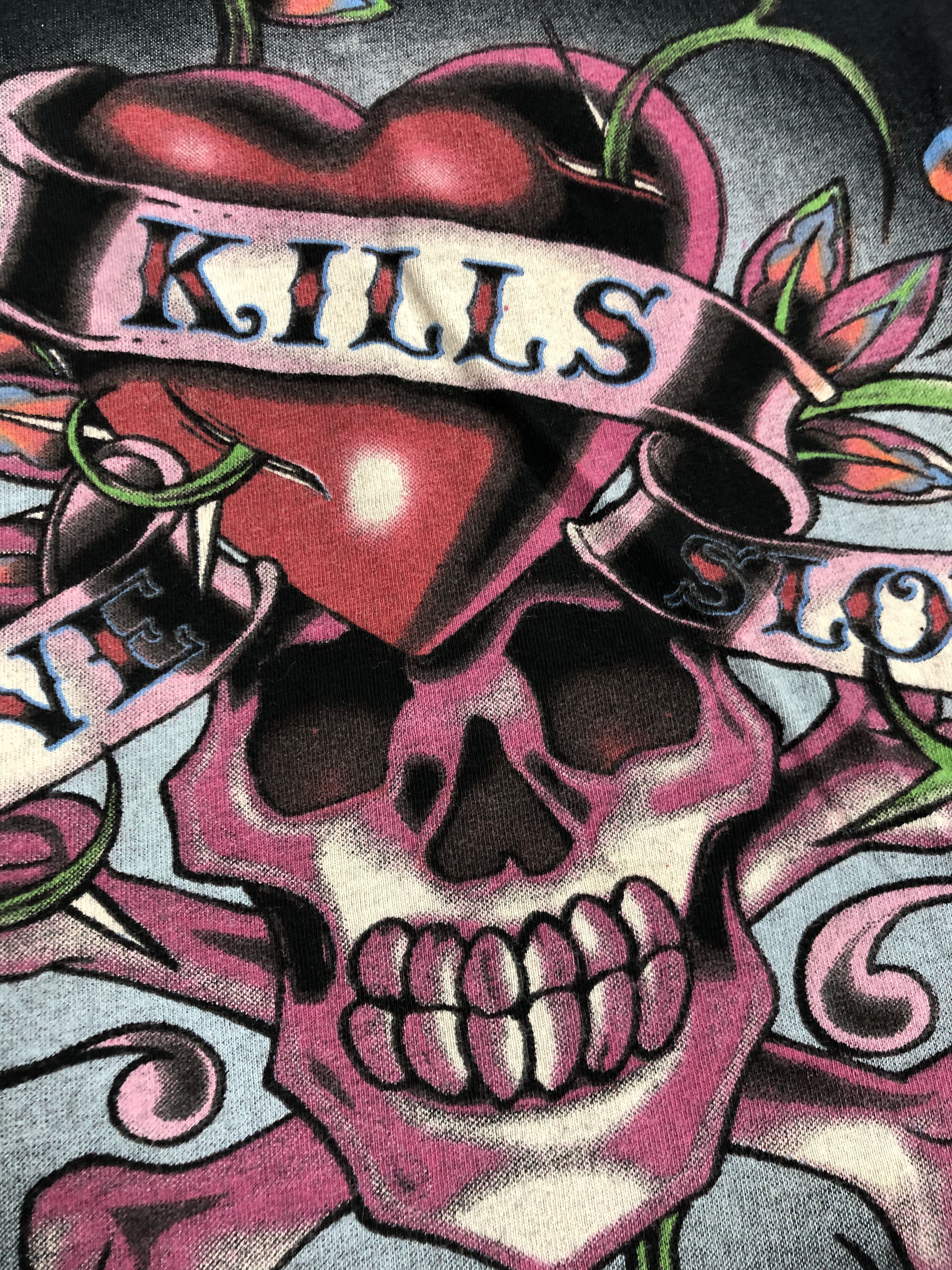 Christian Audigier Womens Ed Hardy Christian Audigier Skull t-shirt Size M / US 6-8 / IT 42-44 - 4 Thumbnail