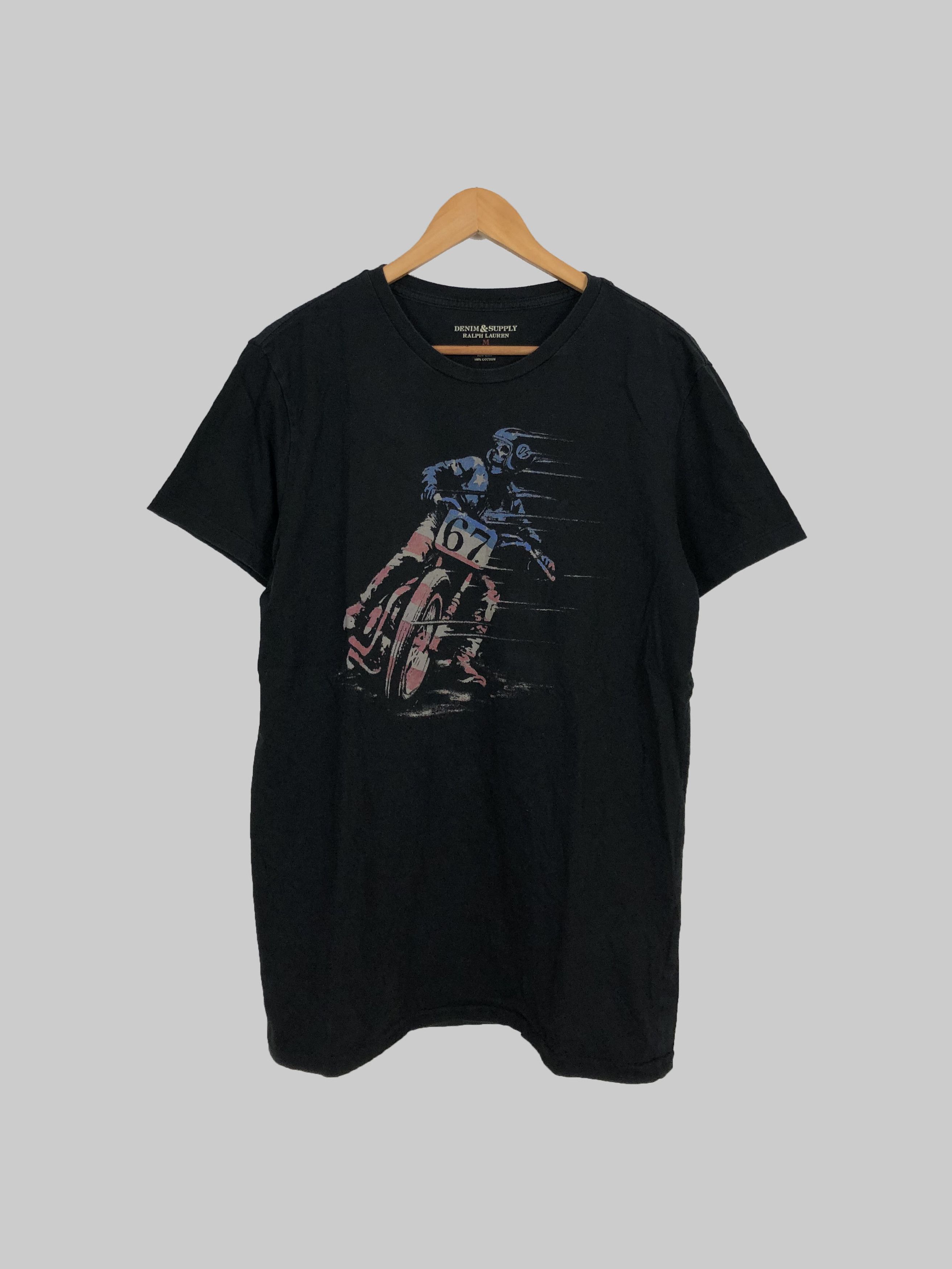 Denim & Supply Ralph Lauren Polo Ralph Lauren Moto Bike t-shirt Size US M / EU 48-50 / 2 - 1 Thumbnail