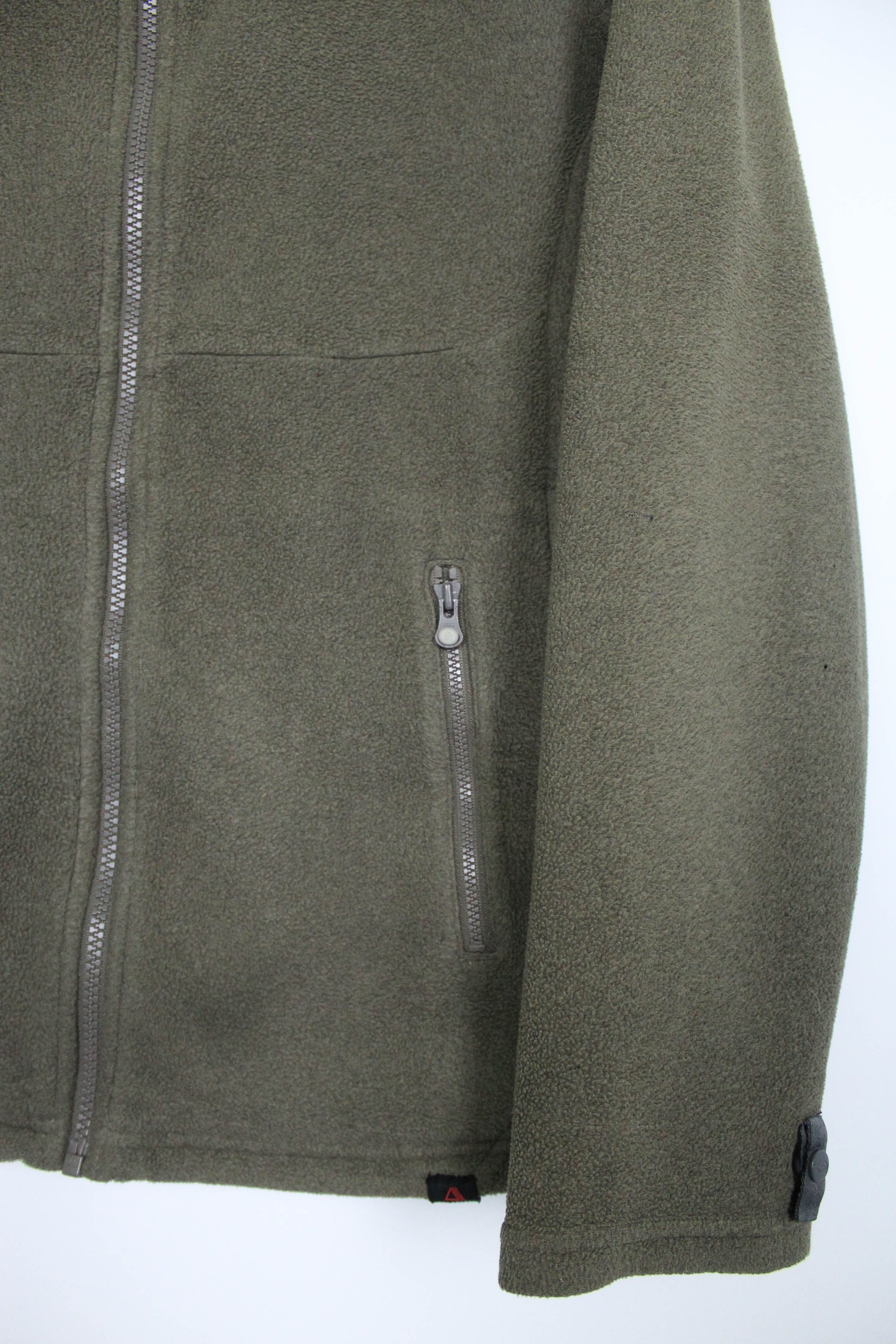 The North Face The North Face Full Zip Khaki Fleece Liner Jacket Size S Size US S / EU 44-46 / 1 - 5 Thumbnail