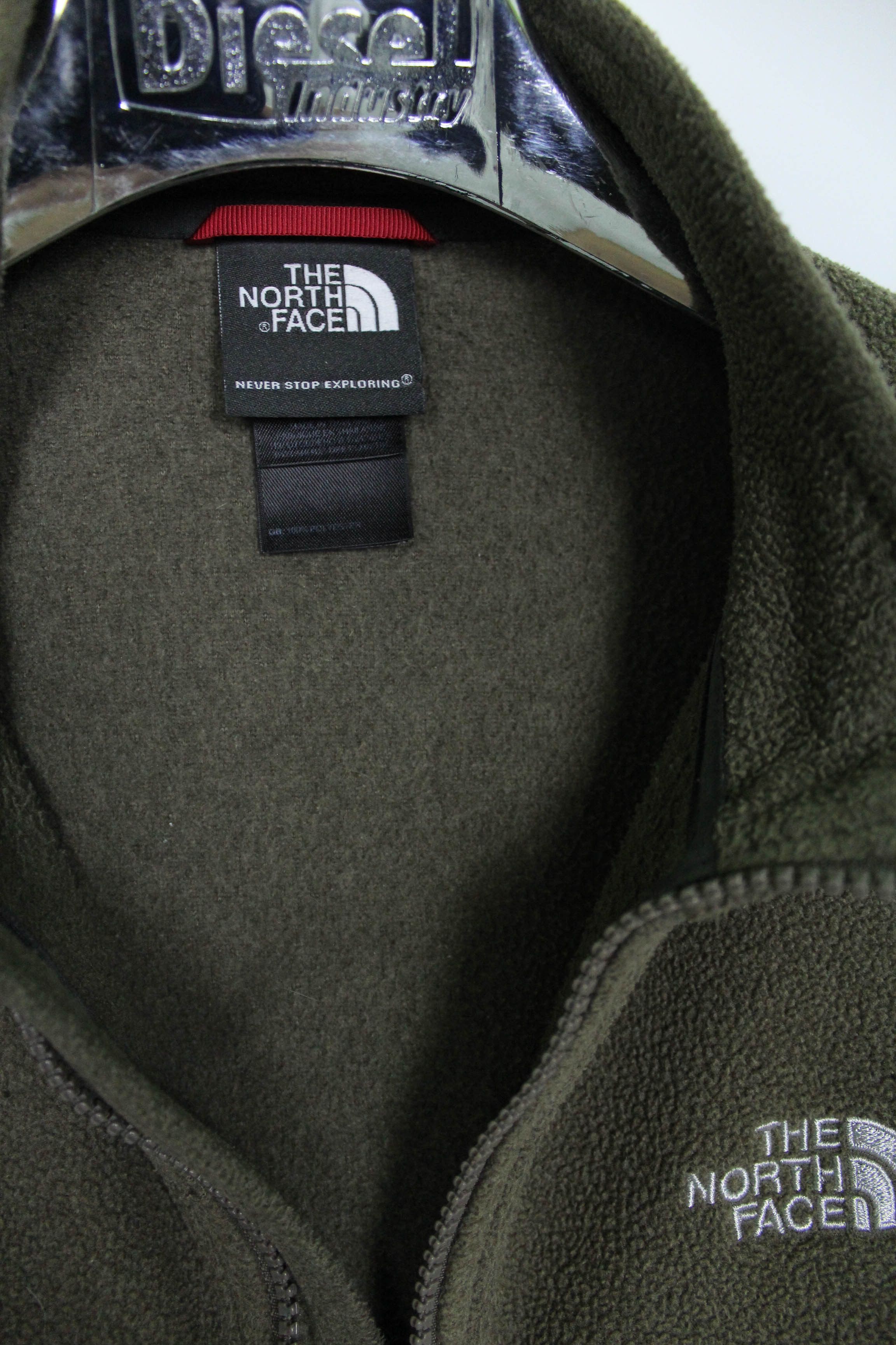 The North Face The North Face Full Zip Khaki Fleece Liner Jacket Size S Size US S / EU 44-46 / 1 - 11 Thumbnail