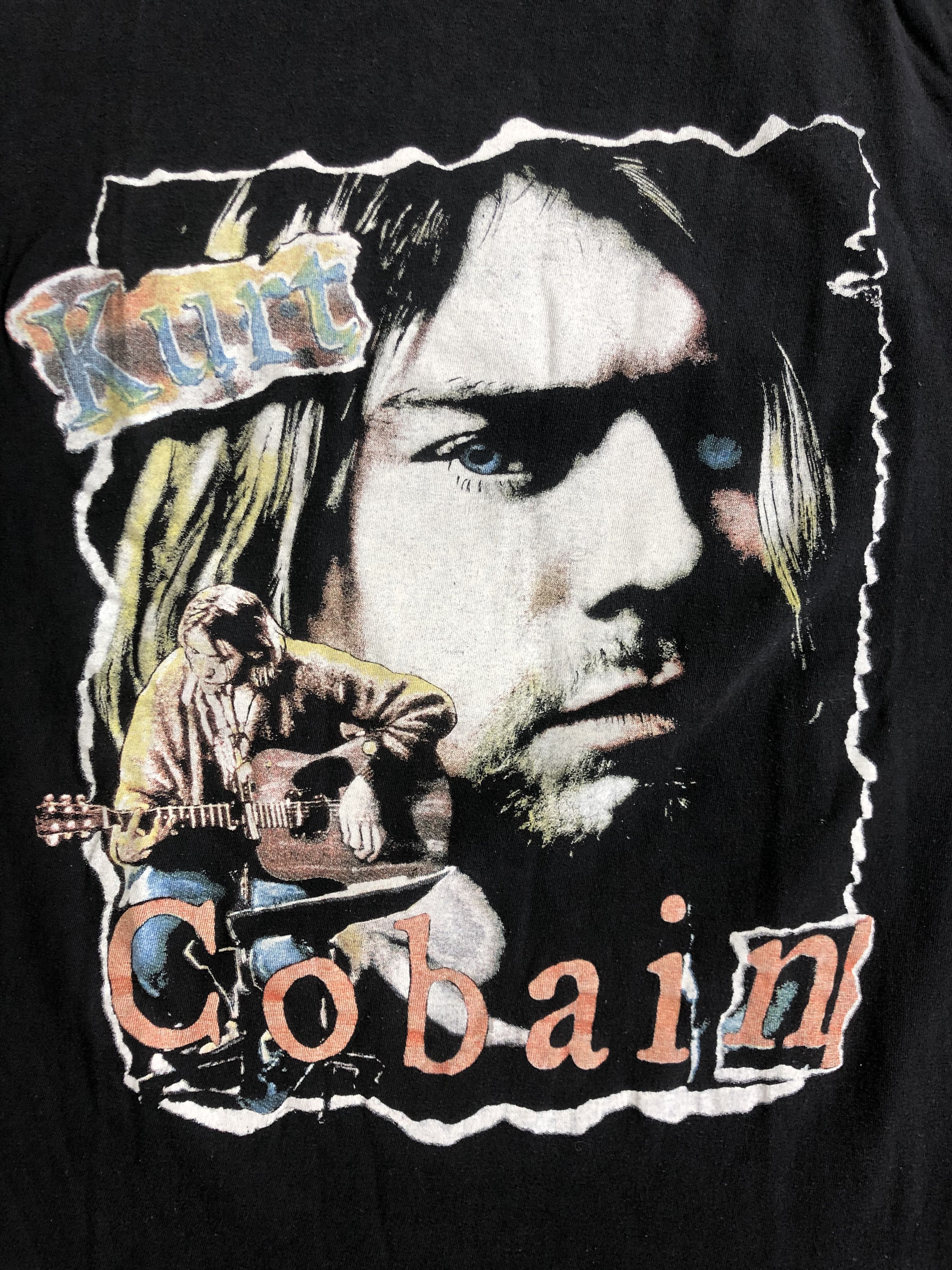 Band Tees Vintage 90s Nirvana Kurt Cobain (Red Hot Chili Peppers) Size US S / EU 44-46 / 1 - 6 Thumbnail