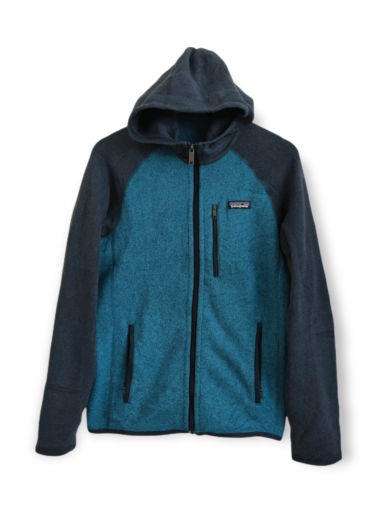 Patagonia × Vintage Vintage Patagonia Fleece Zipup Hoodie Size US S / EU 44-46 / 1 - 1 Thumbnail