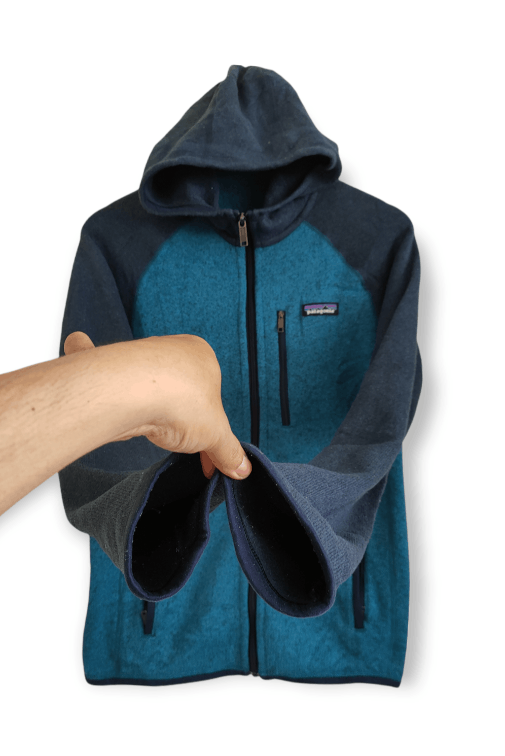 Patagonia × Vintage Vintage Patagonia Fleece Zipup Hoodie Size US S / EU 44-46 / 1 - 5 Thumbnail