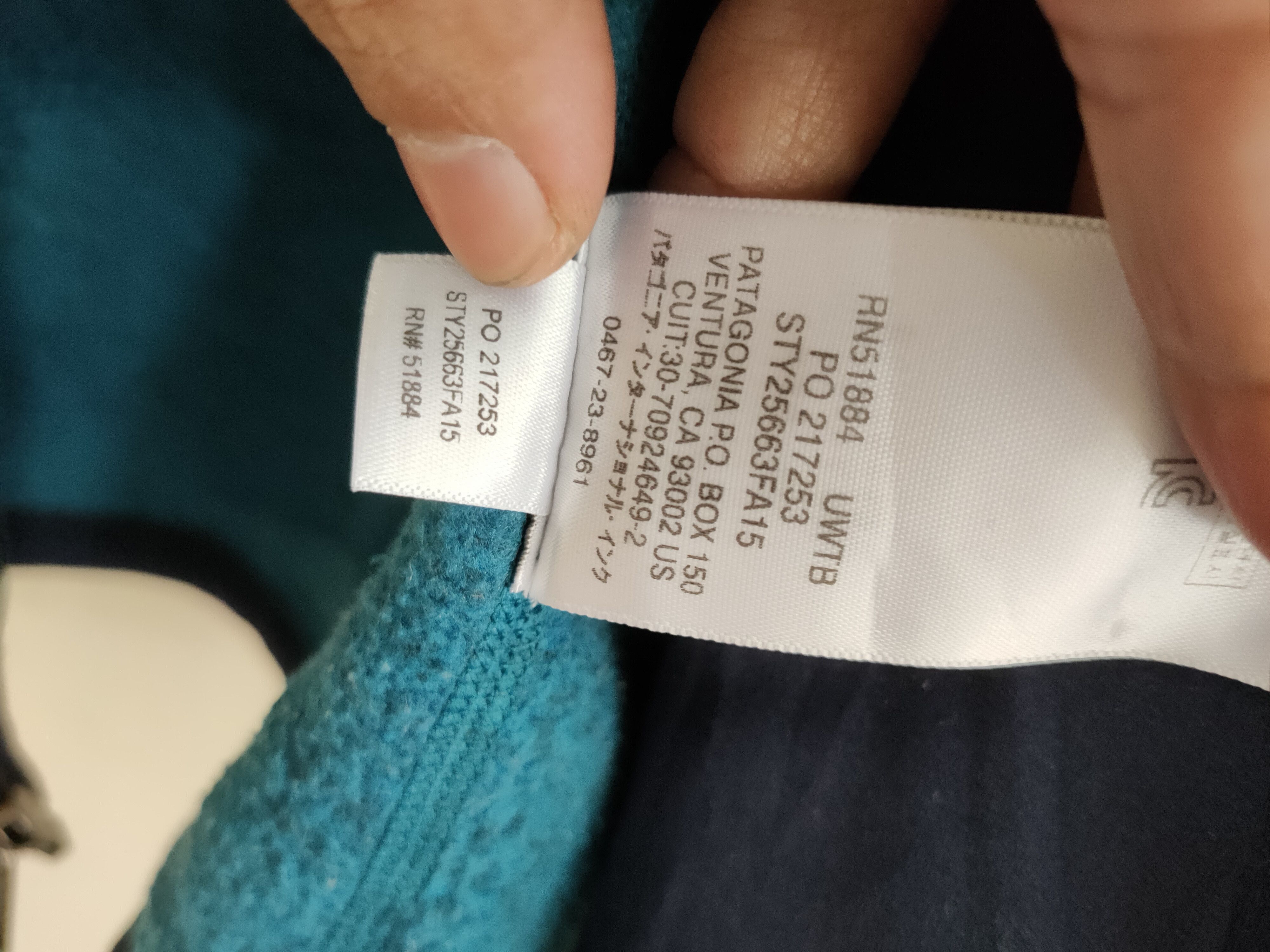 Patagonia × Vintage Vintage Patagonia Fleece Zipup Hoodie Size US S / EU 44-46 / 1 - 9 Thumbnail