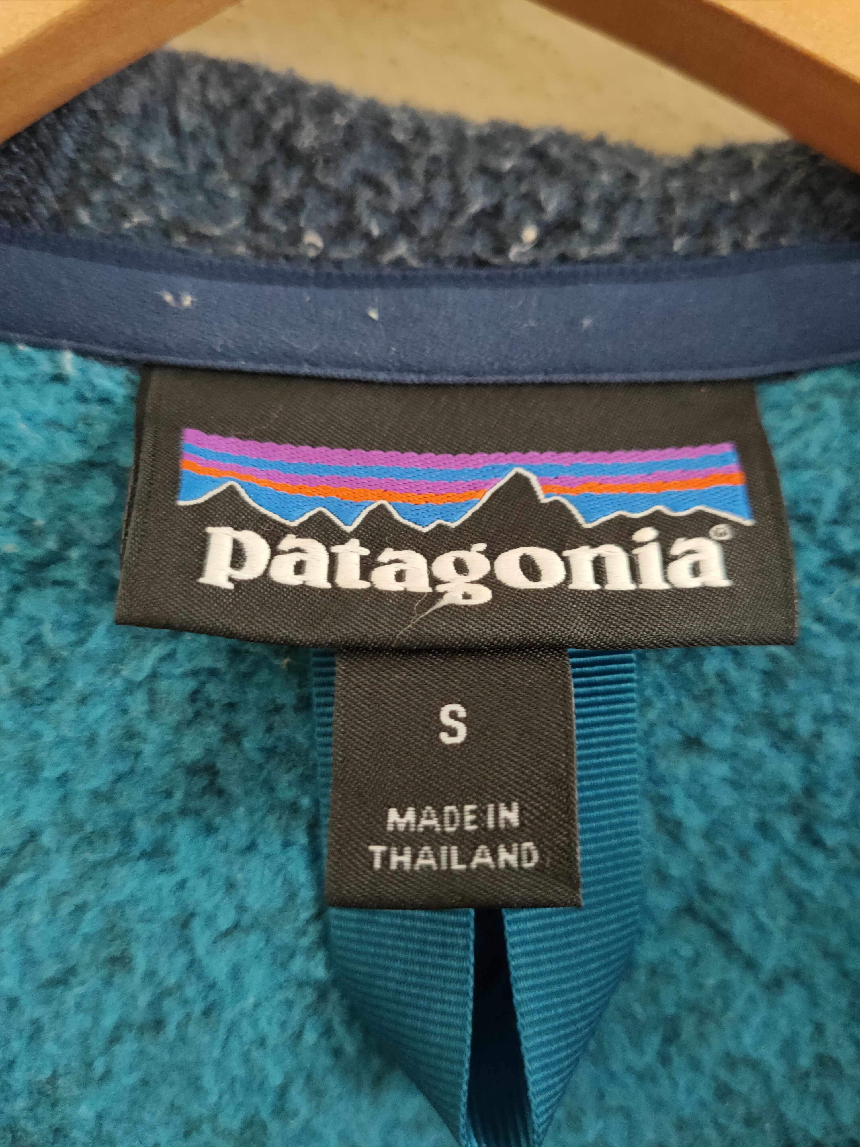Patagonia × Vintage Vintage Patagonia Fleece Zipup Hoodie Size US S / EU 44-46 / 1 - 8 Thumbnail