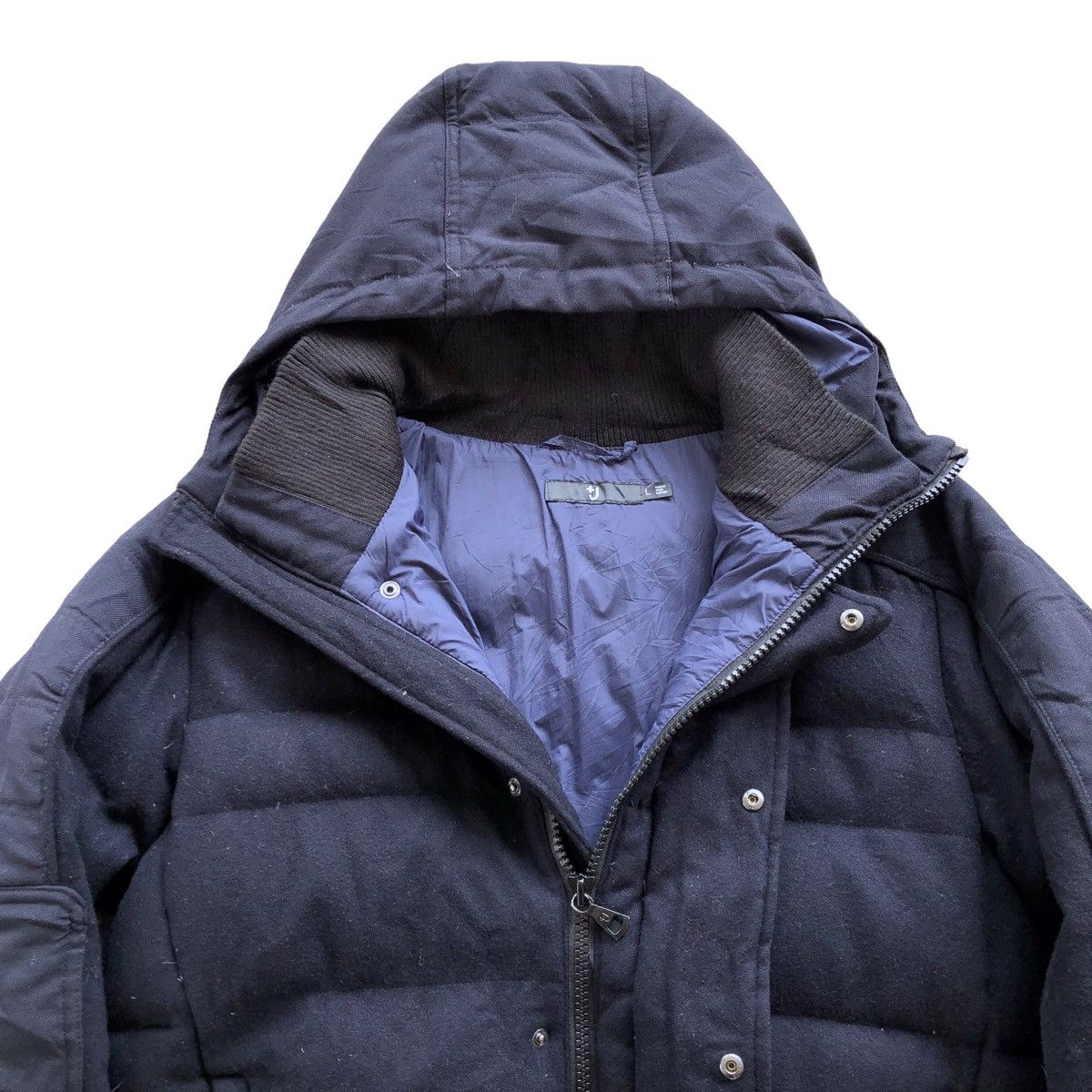 Japanese Brand × Jil Sander × Uniqlo JIL SANDER +J Hybrid Down Hoodie Jacket Size US L / EU 52-54 / 3 - 6 Thumbnail