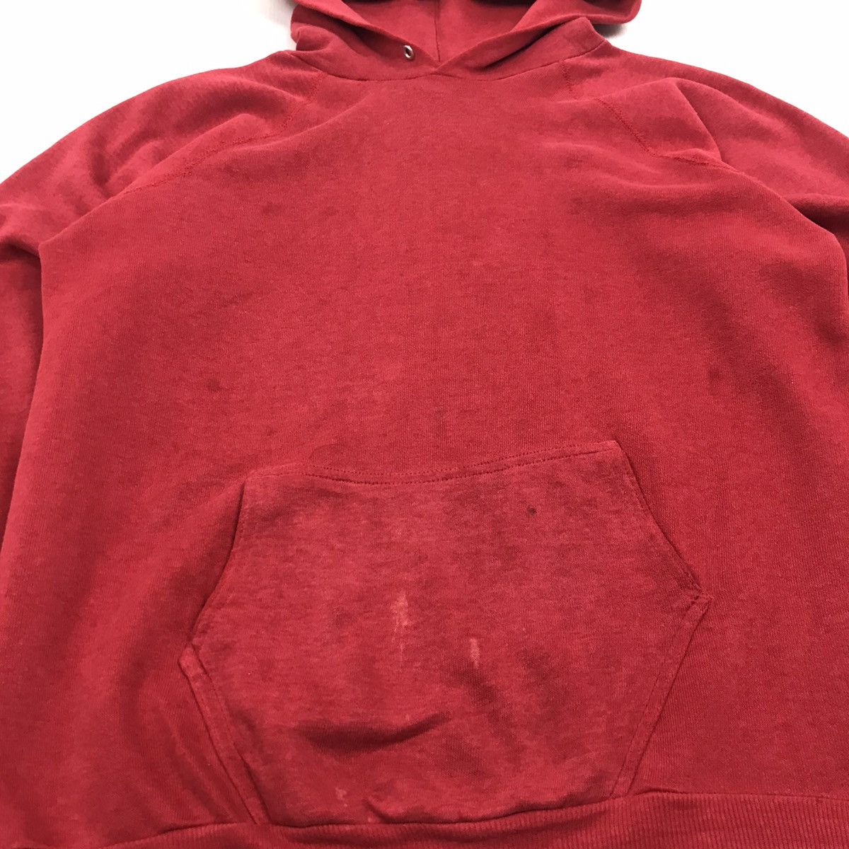 Vintage Vintage 80s sunfaded blank hoodie Size US L / EU 52-54 / 3 - 3 Thumbnail
