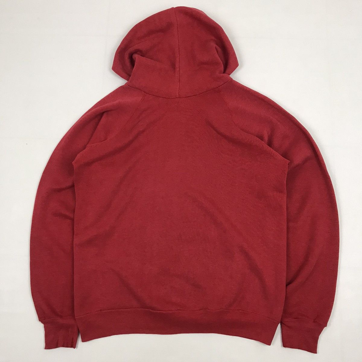 Vintage Vintage 80s sunfaded blank hoodie Size US L / EU 52-54 / 3 - 2 Thumbnail