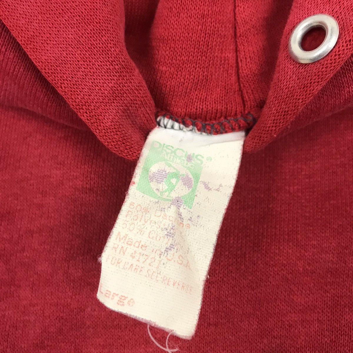 Vintage Vintage 80s sunfaded blank hoodie Size US L / EU 52-54 / 3 - 6 Thumbnail