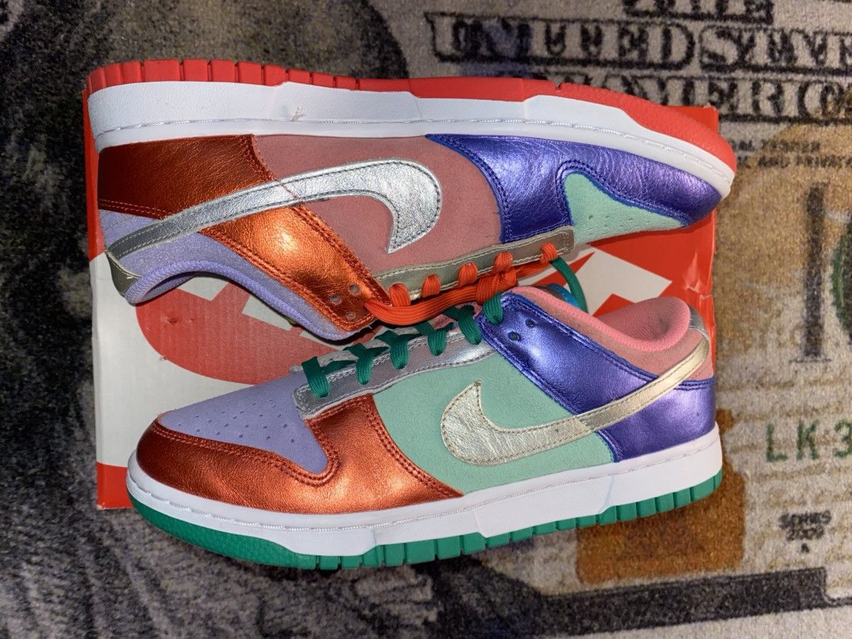 Nike Nike Dunk Low Sunset Pulse (9 Womens) Size US 7.5 / EU 40-41 - 3 Thumbnail