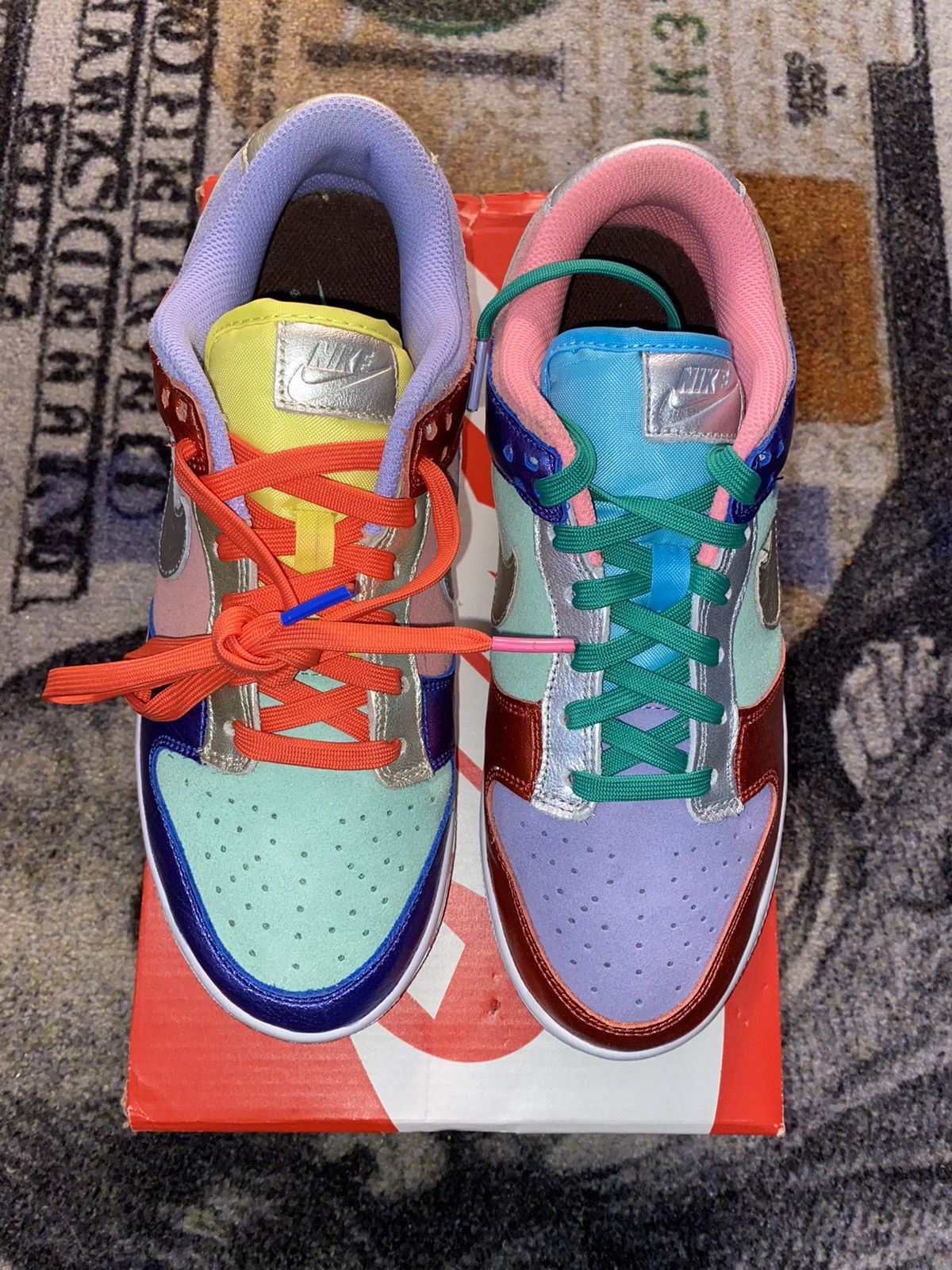 image of Nike Dunk Low Sunset Pulse (9 Womens) Shoes, Men's (Size 7.5)