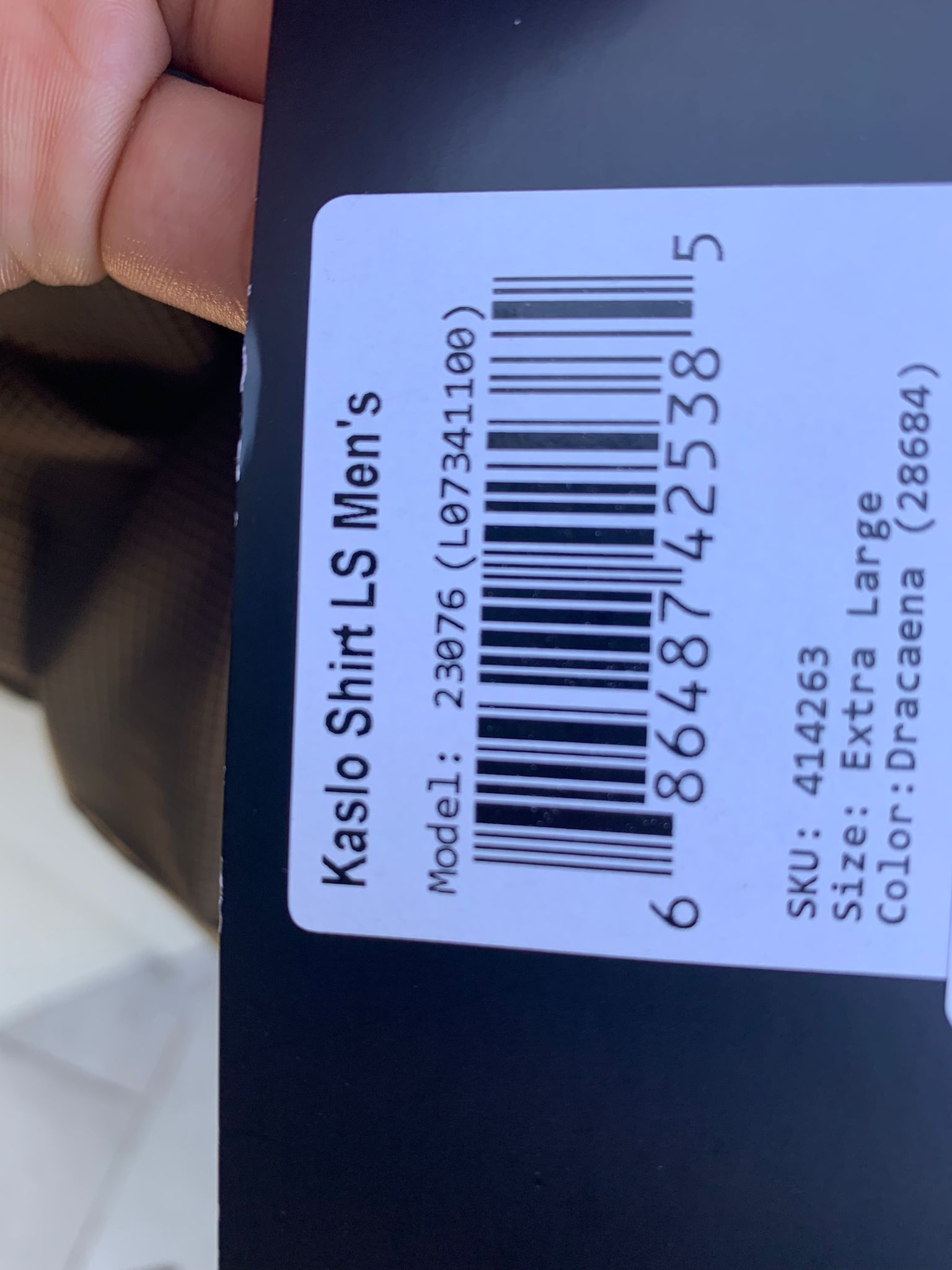 Arc'teryx Kaslo LS Shirt in Dracaena Size US L / EU 52-54 / 3 - 11 Thumbnail