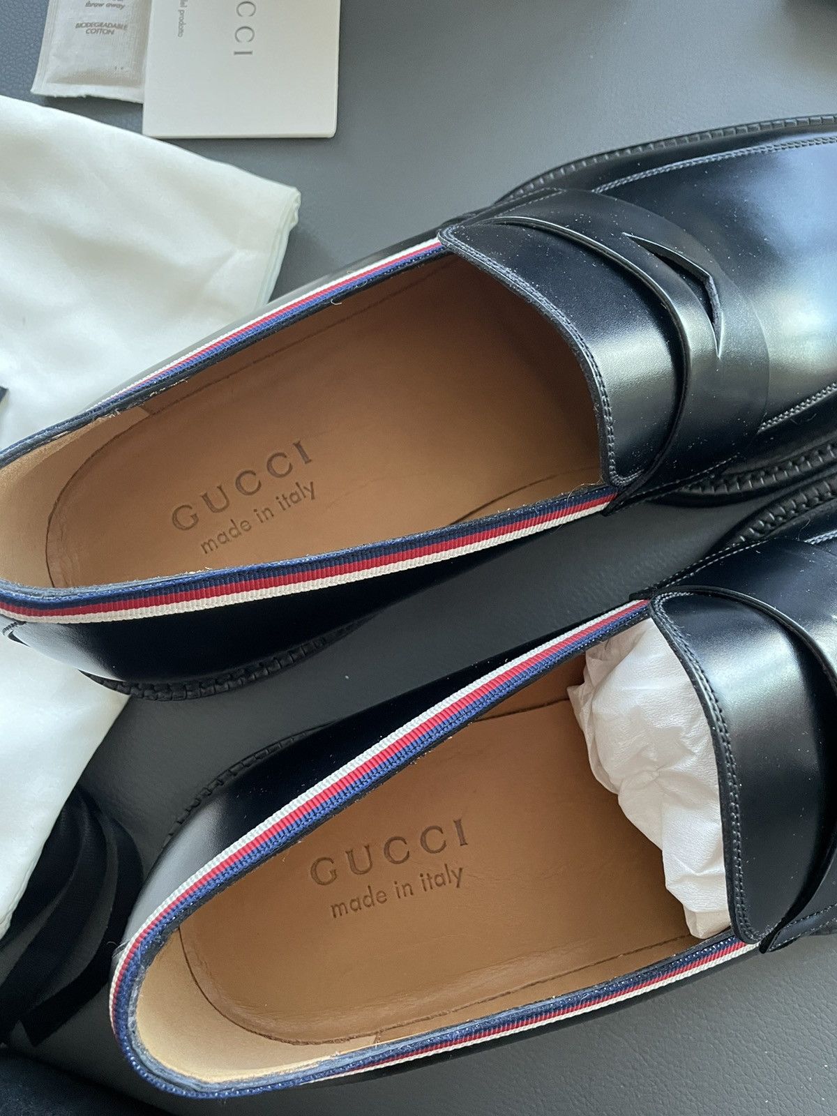 Gucci Brand NEW Runway Gucci Leather Loafer Shoes Size US 7.5 / EU 40-41 - 11 Thumbnail