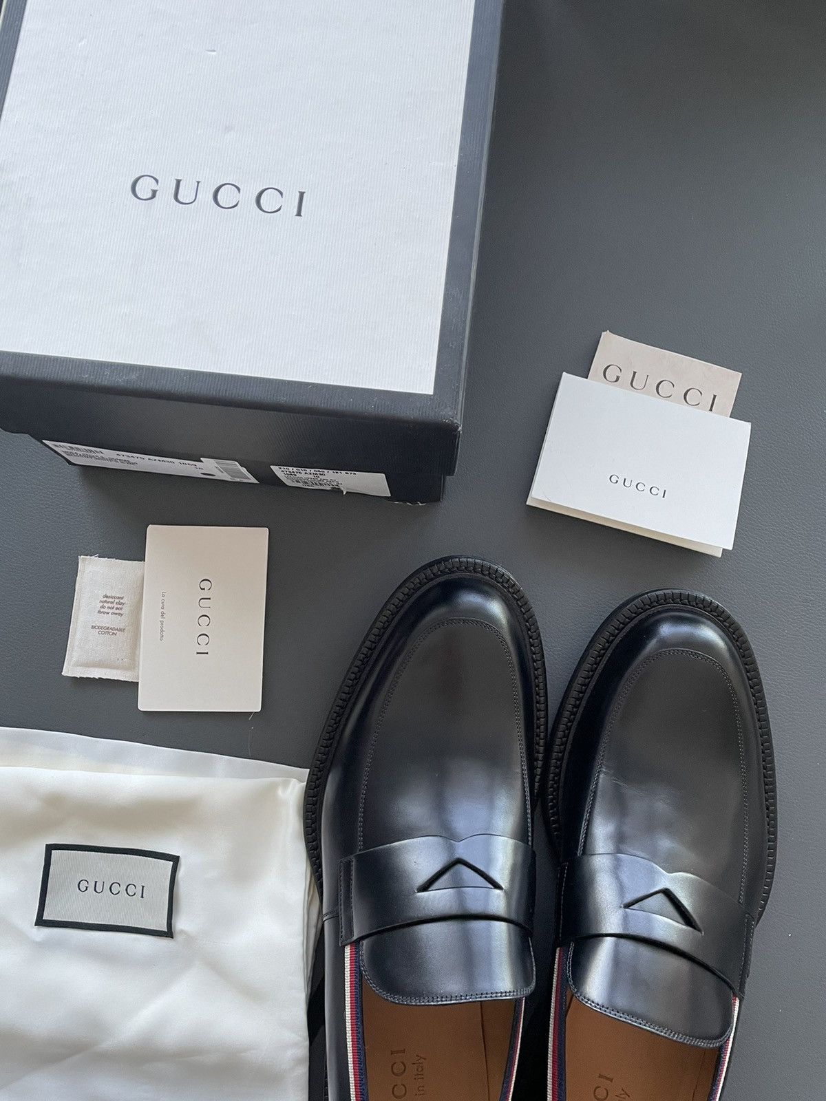 Gucci Brand NEW Runway Gucci Leather Loafer Shoes Size US 7.5 / EU 40-41 - 18 Thumbnail