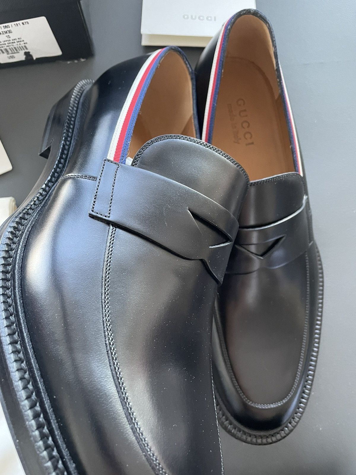 Gucci Brand NEW Runway Gucci Leather Loafer Shoes Size US 7.5 / EU 40-41 - 14 Thumbnail