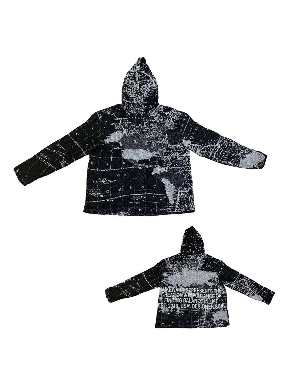 Lukewarm ‘Global’ Tapestry Hoodie