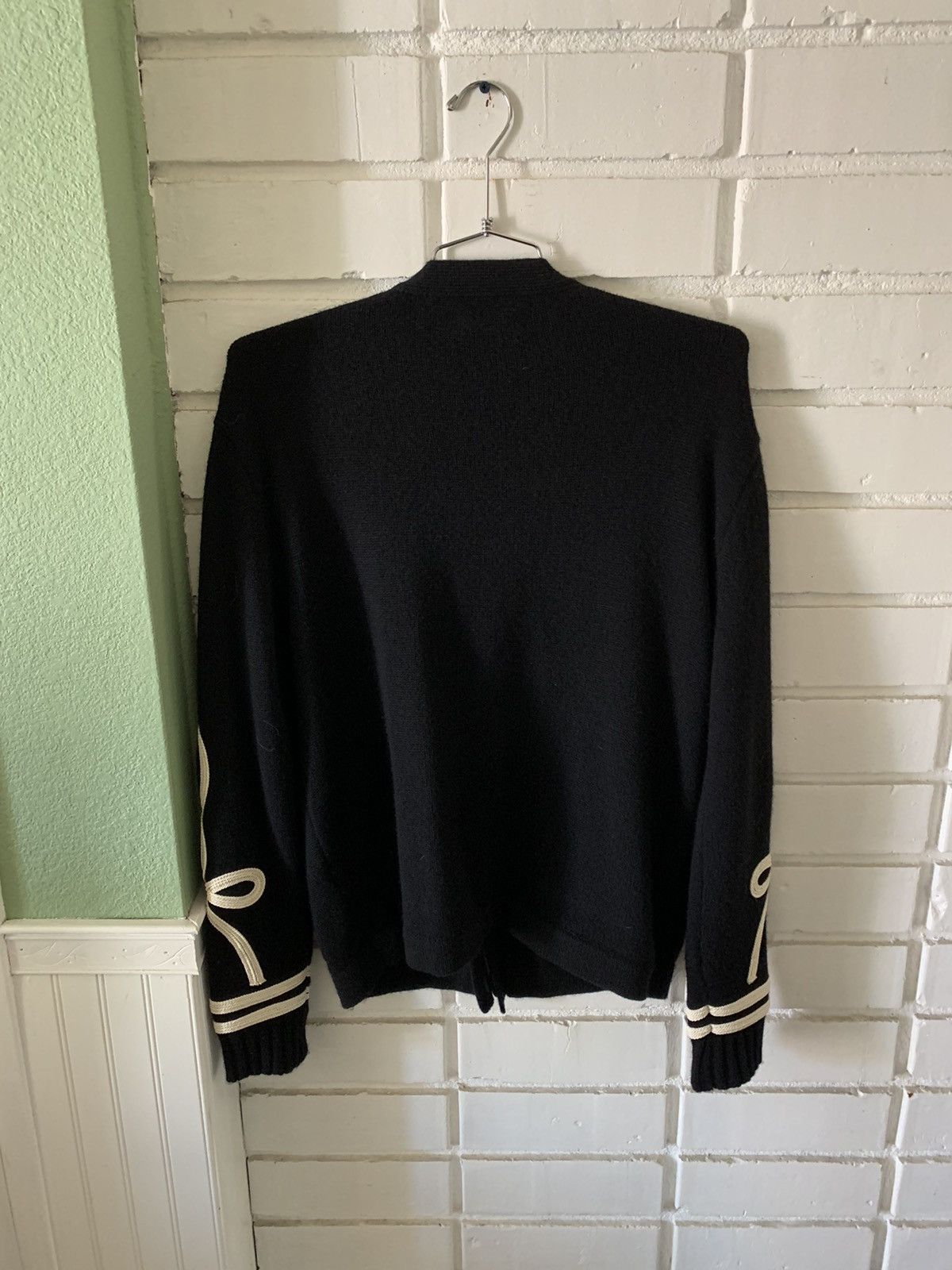 Amiri Amiri Rope Trimmed Wool/Cashmere Cardigan (sz XS) Size US XS / EU 42 / 0 - 2 Thumbnail