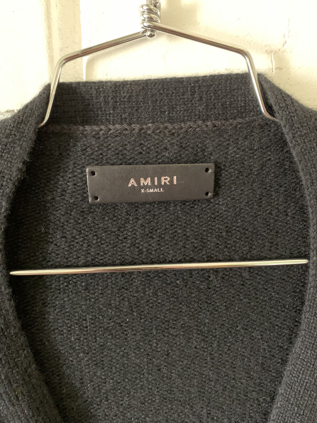 Amiri Amiri Rope Trimmed Wool/Cashmere Cardigan (sz XS) Size US XS / EU 42 / 0 - 3 Thumbnail