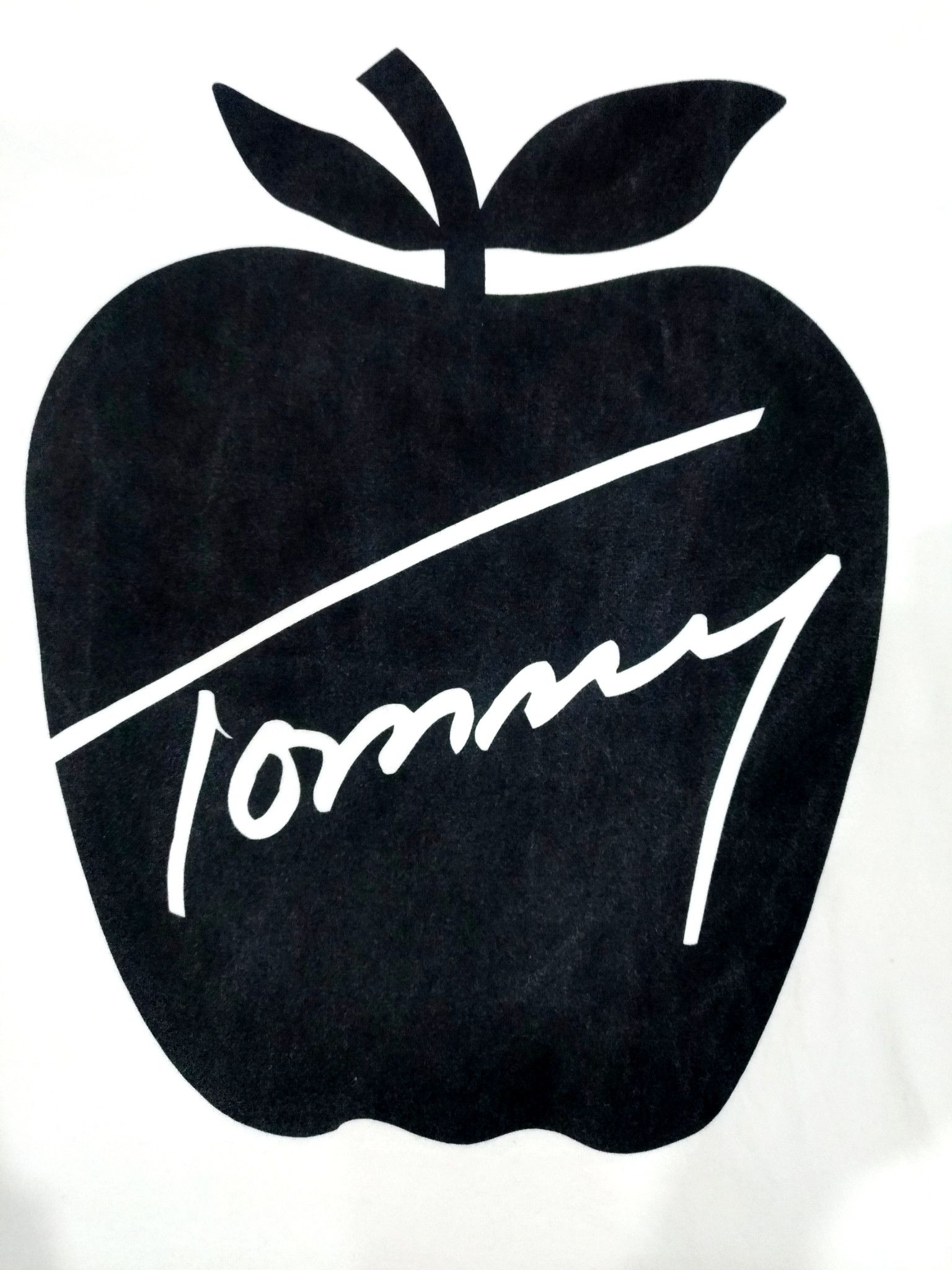 Designer × Tommy Hilfiger × Tommy Jeans RARE! TOMMY by TOMMY HILFIGER BIG LOGO GRAPHIC "APPLE" TEE Size US L / EU 52-54 / 3 - 4 Thumbnail