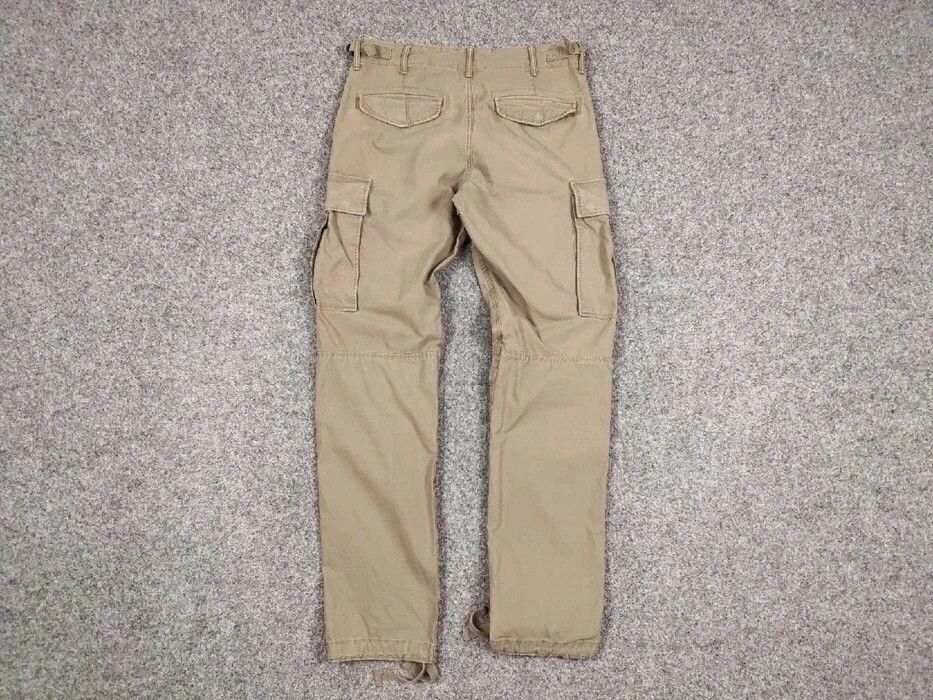 Japanese Brand Vintage Travis Scott Cargo Beige pants Streetwear Japan Size US 29 - 3 Thumbnail