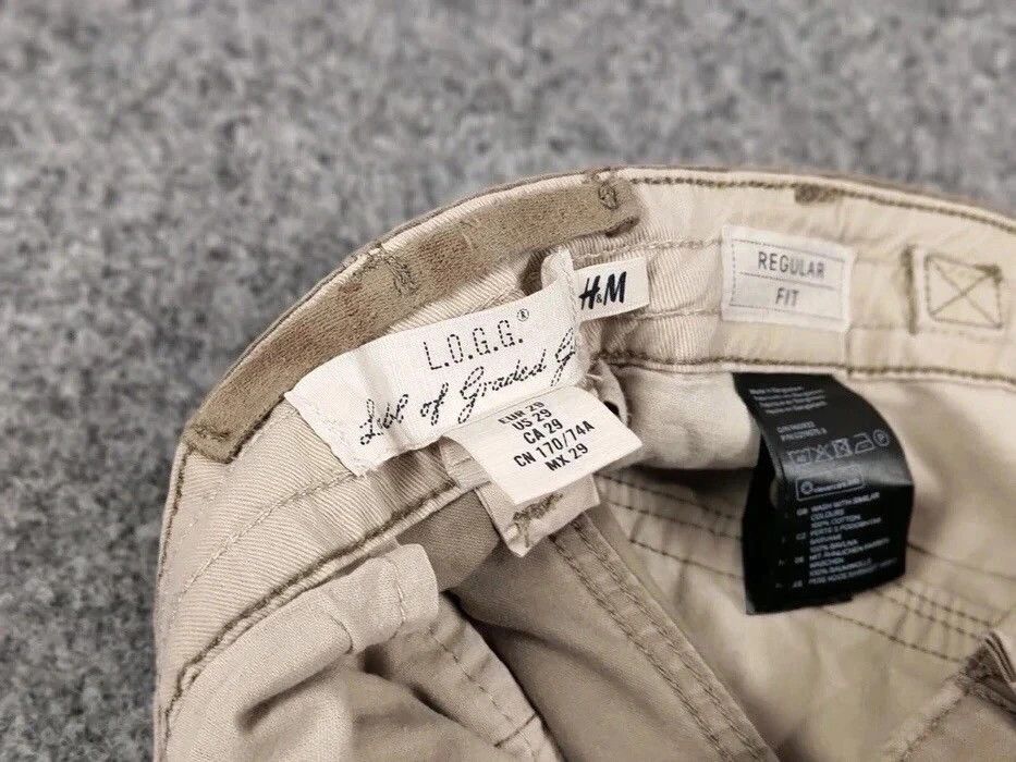 Japanese Brand Vintage Travis Scott Cargo Beige pants Streetwear Japan Size US 29 - 8 Thumbnail