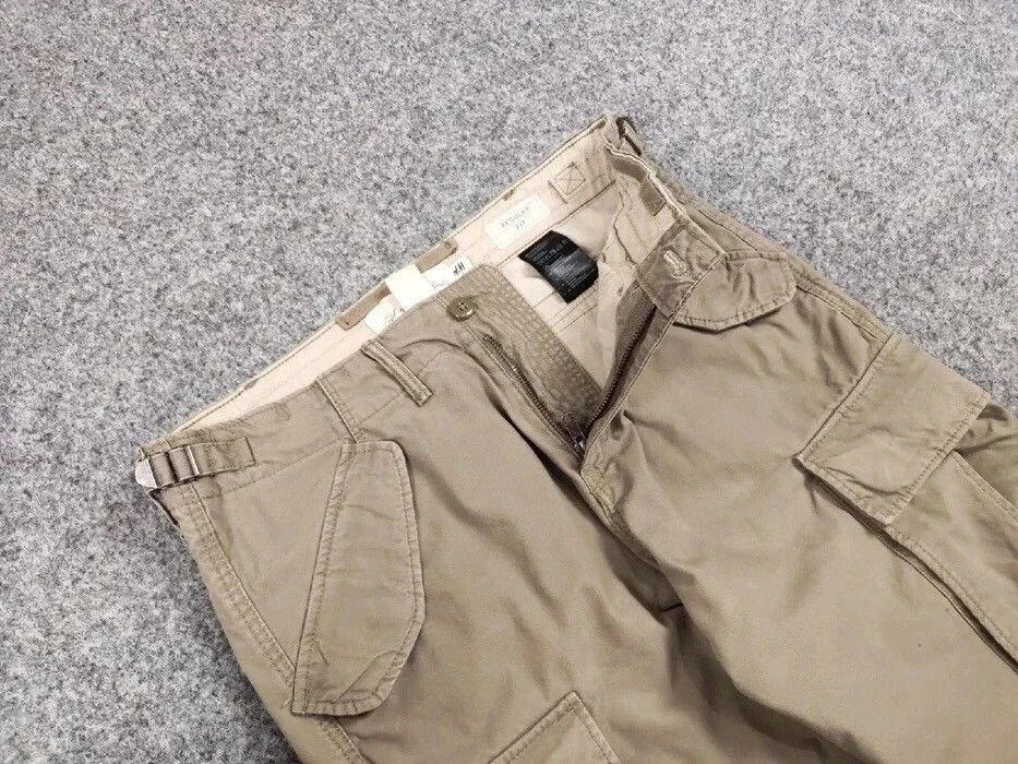 Japanese Brand Vintage Travis Scott Cargo Beige pants Streetwear Japan Size US 29 - 7 Thumbnail