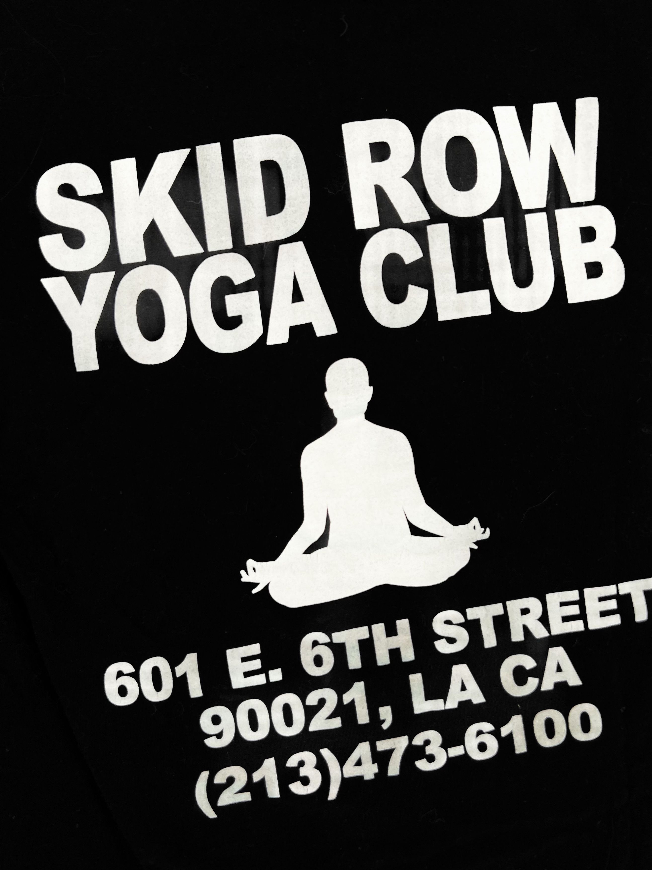Pleasures Pleasures Skid Row Yoga Club Tee Black Medium Size US M / EU 48-50 / 2 - 2 Thumbnail