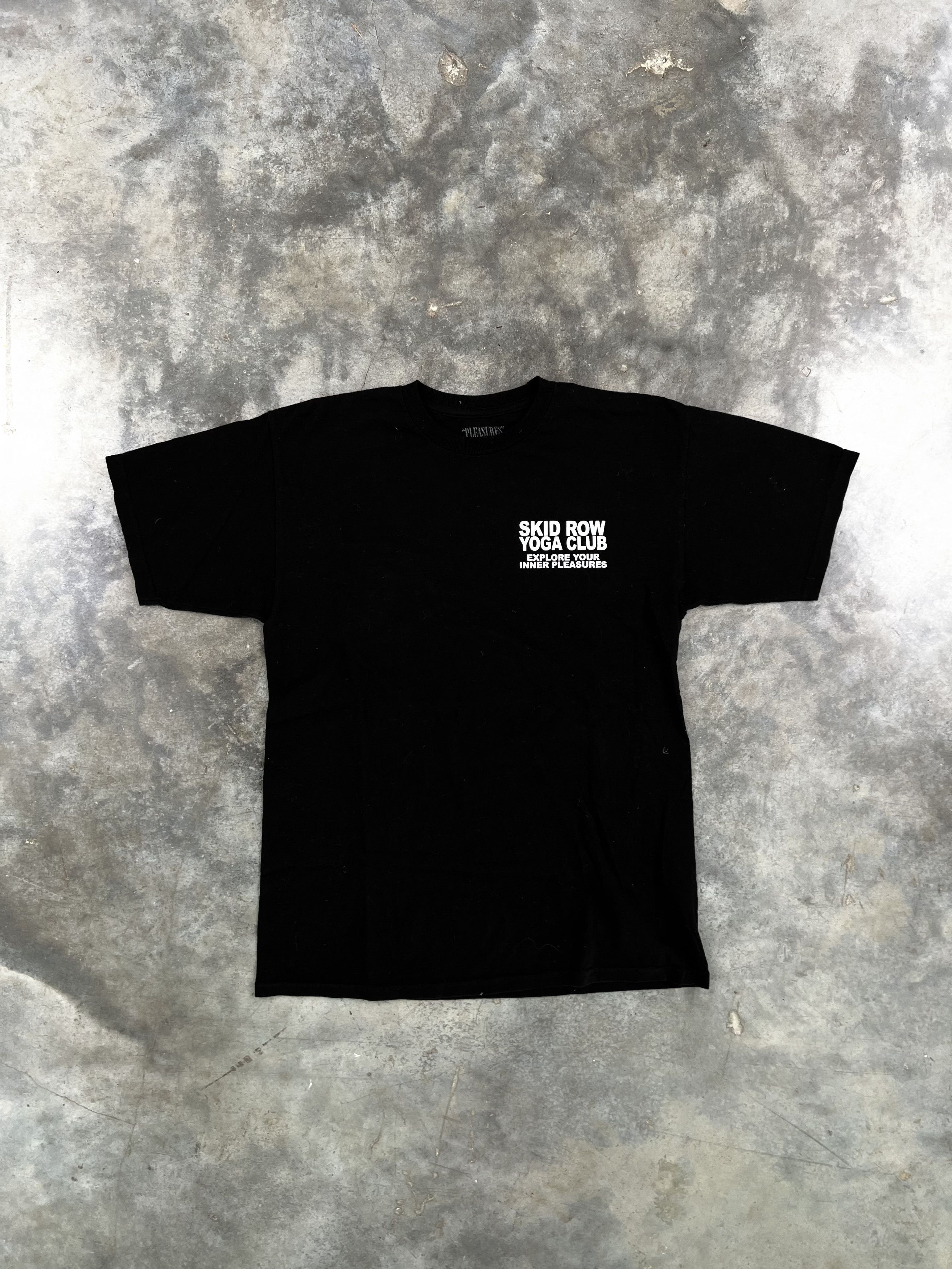 Pleasures Pleasures Skid Row Yoga Club Tee Black Medium Size US M / EU 48-50 / 2 - 3 Thumbnail
