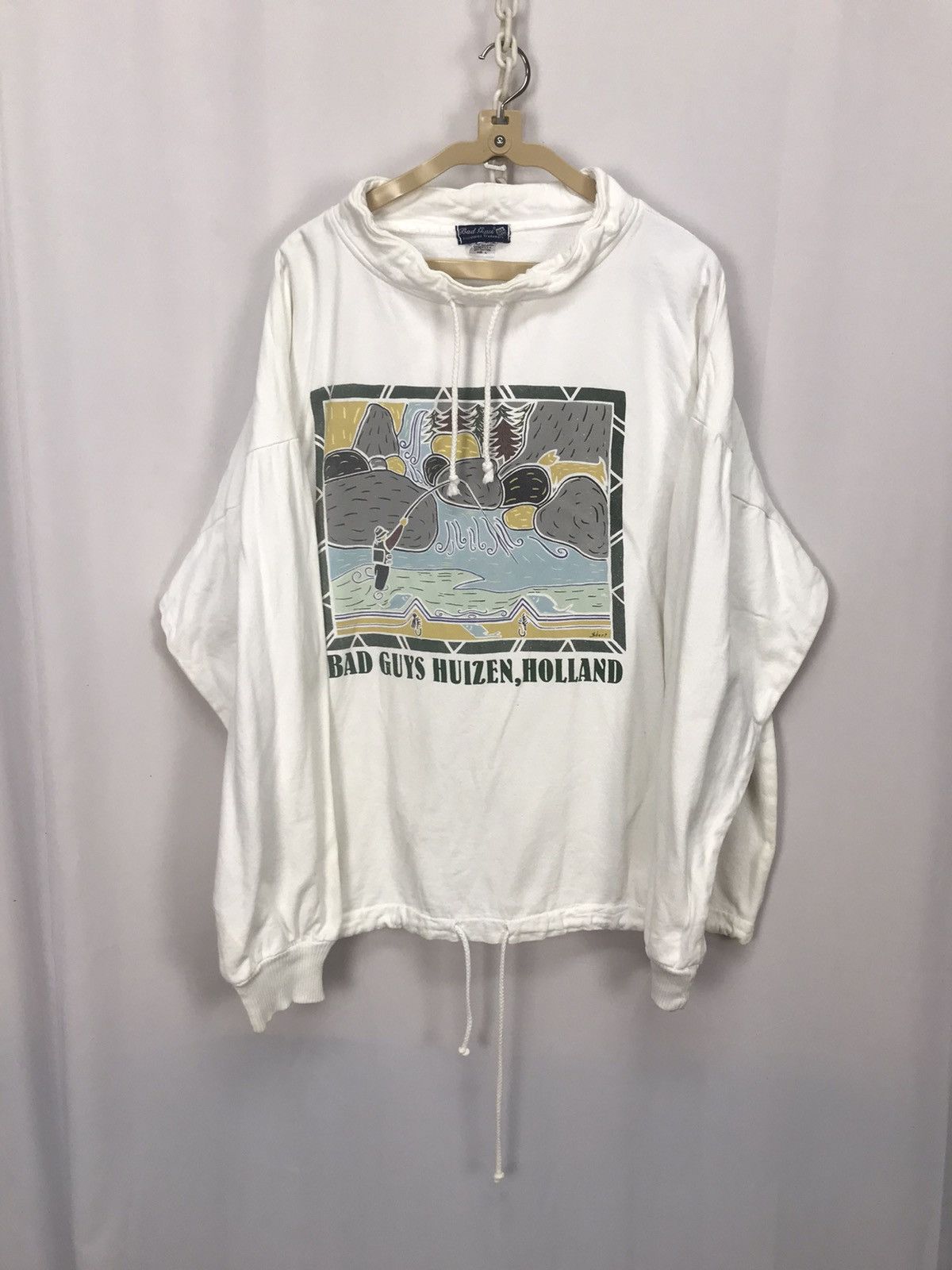 Vintage Vintage printed sweatshirt by bad guys made in usa Size US XL / EU 56 / 4 - 5 Thumbnail