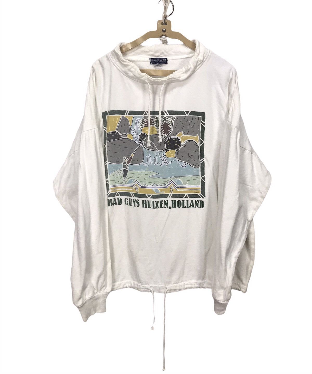 Vintage Vintage printed sweatshirt by bad guys made in usa Size US XL / EU 56 / 4 - 1 Thumbnail