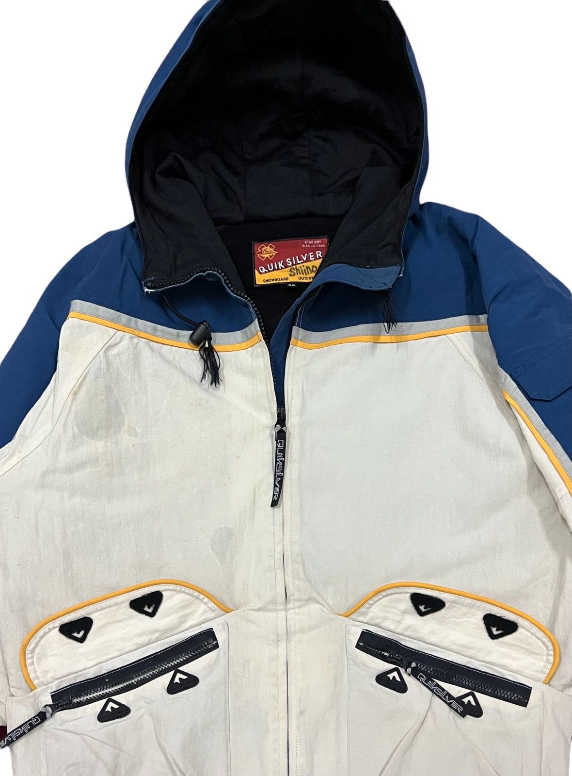 Quicksilver VINTAGE QUICKSILVER SNOWBOARD OUTERWEAR JACKET HOODIE Size US M / EU 48-50 / 2 - 5 Thumbnail