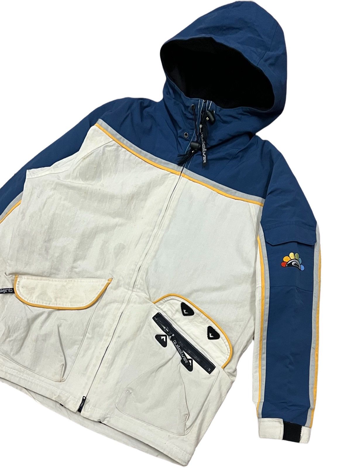 Quicksilver VINTAGE QUICKSILVER SNOWBOARD OUTERWEAR JACKET HOODIE Size US M / EU 48-50 / 2 - 6 Thumbnail
